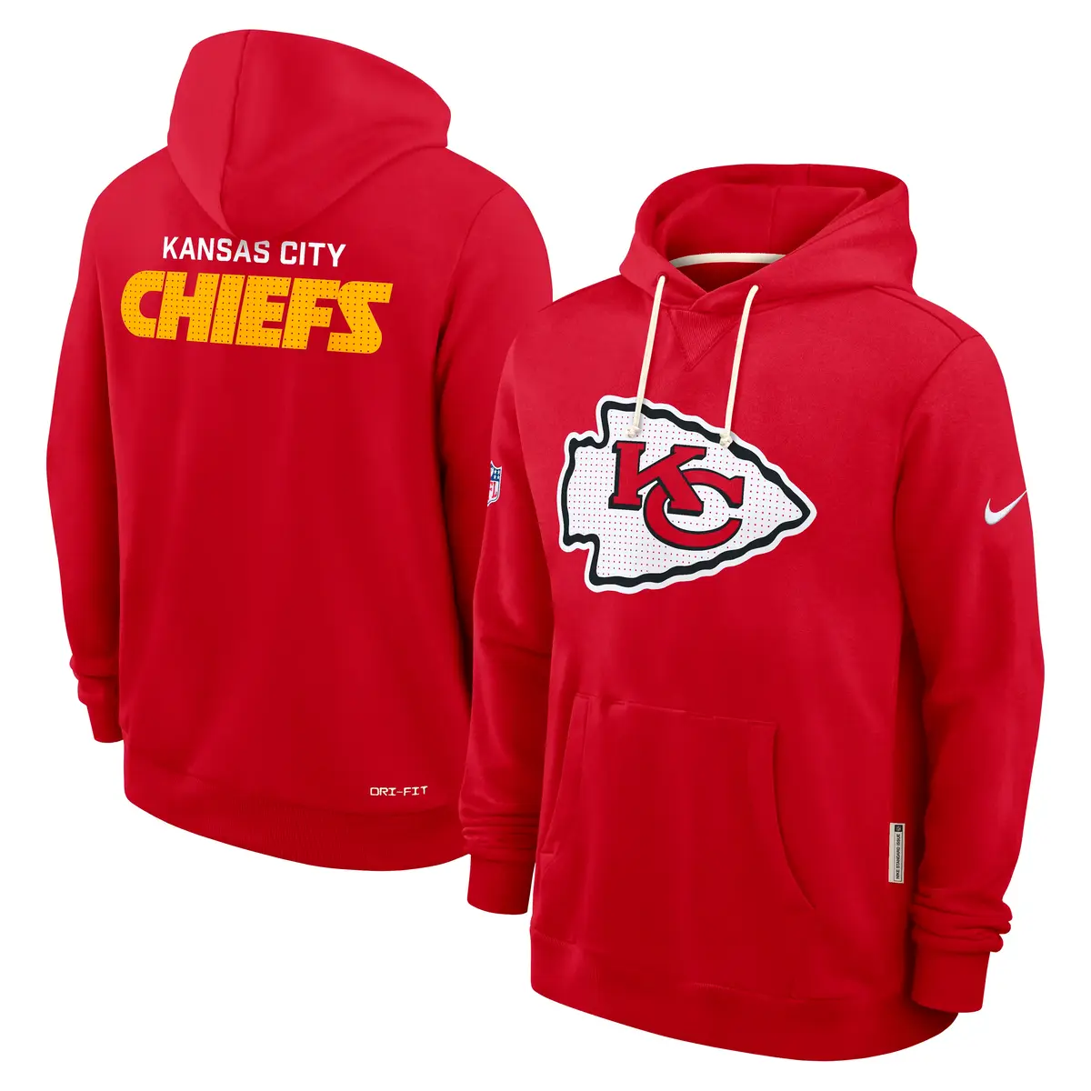 Kansas City Chiefs NFL Nike Sideline 2025 Standard Issue Hoodie