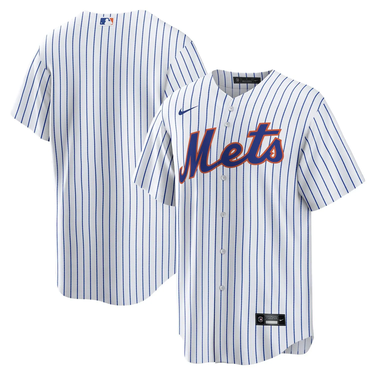 New York Mets MLB Baseball Nike Trikot Home Pinstripe