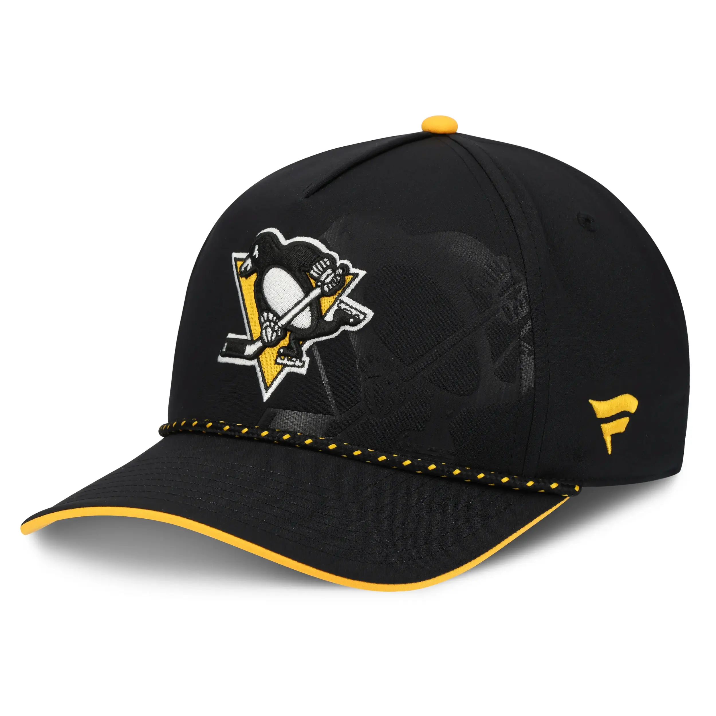 Pittsburgh Penguins NHL Fanatics Draft 2026 Snapback Schwarz / Gelb