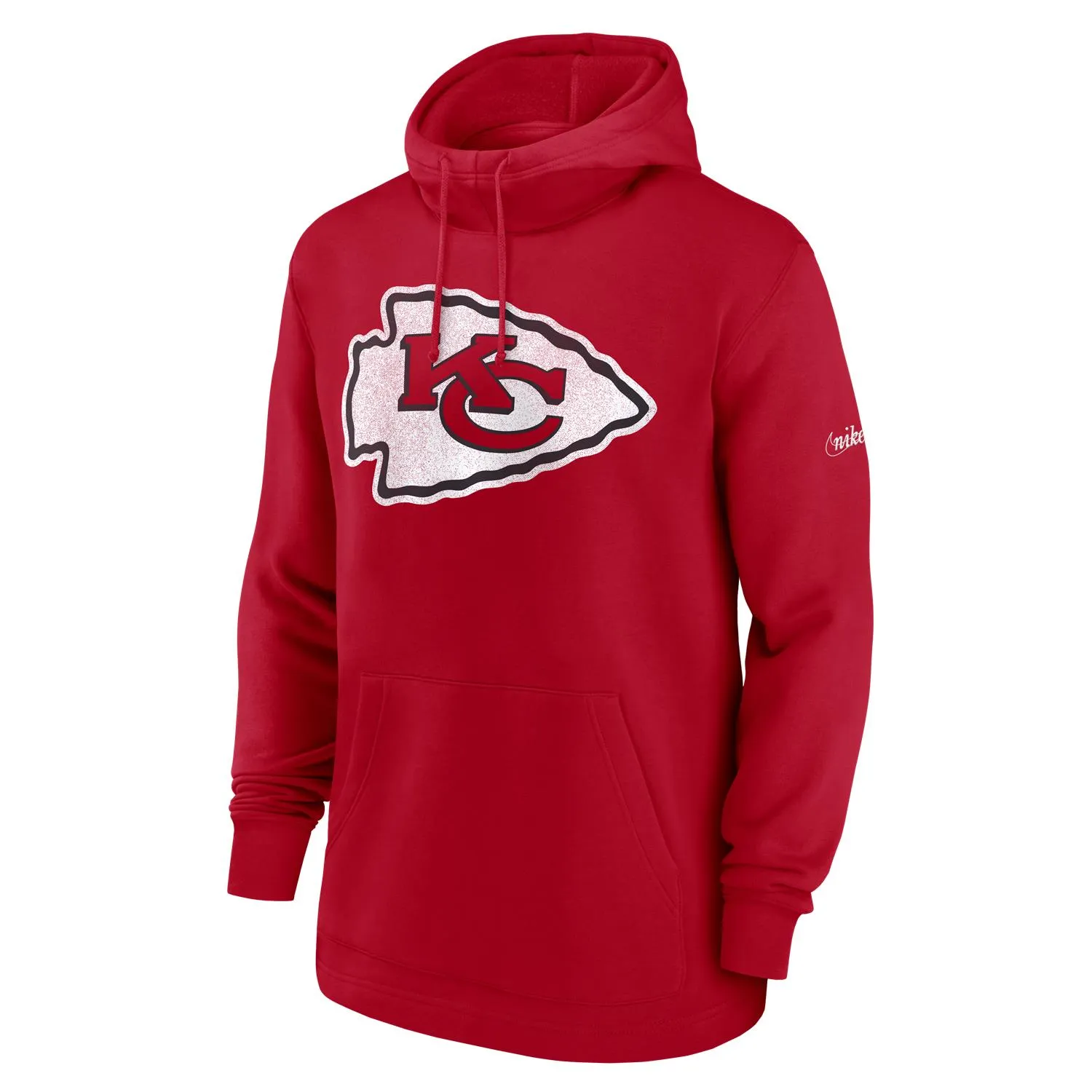 Kansas City Chiefs NFL Nike Classic Throwback Fleece Hoodie Rot