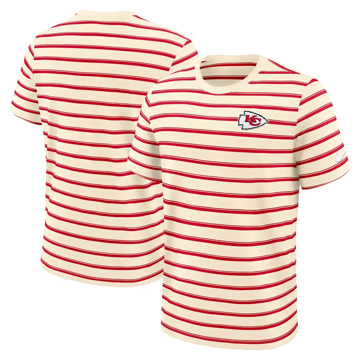 Kansas City Chiefs NFL Nike Rewind Club Striped T-Shirt