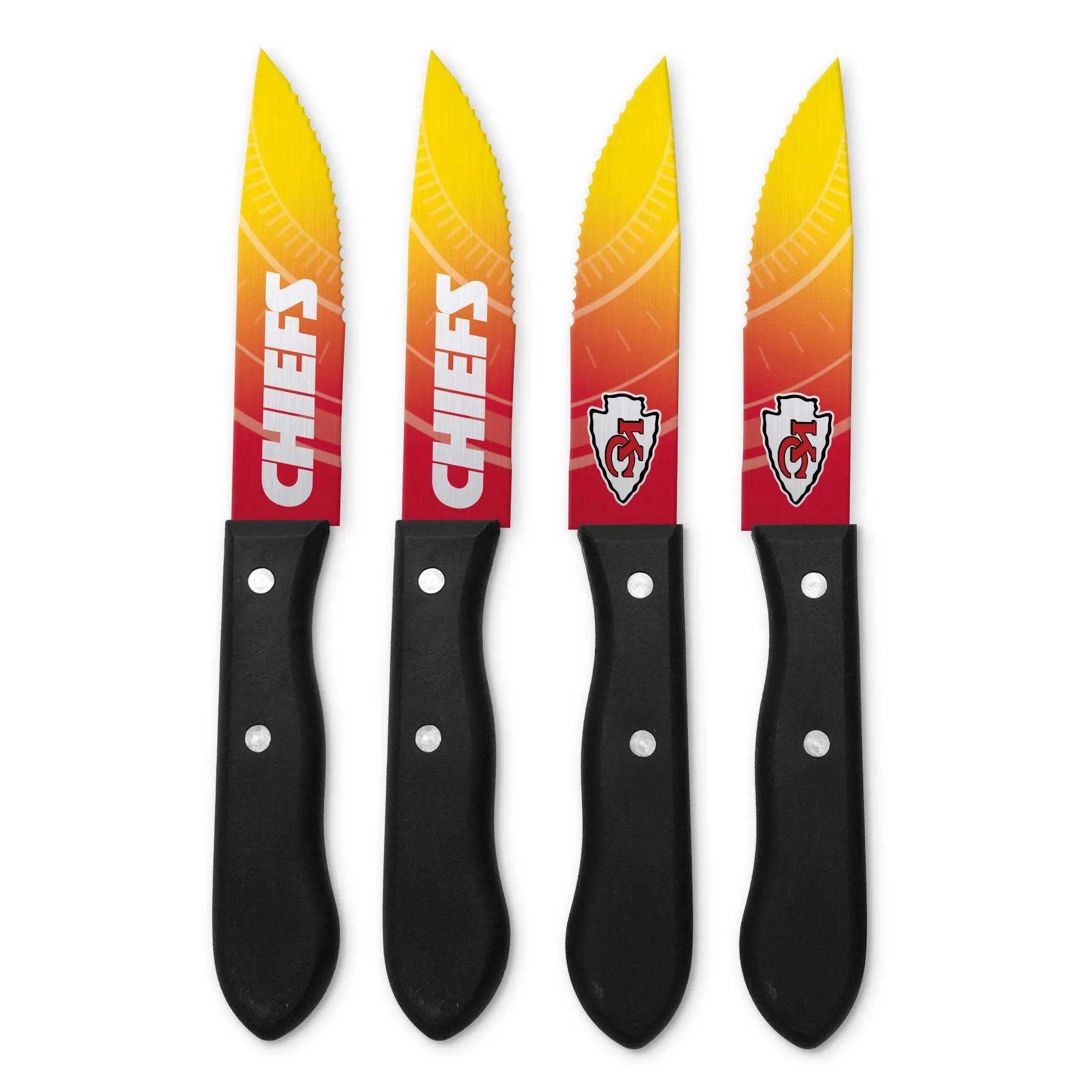 Kansas City Chiefs NFL Steakmesser-Set (4-teilig)