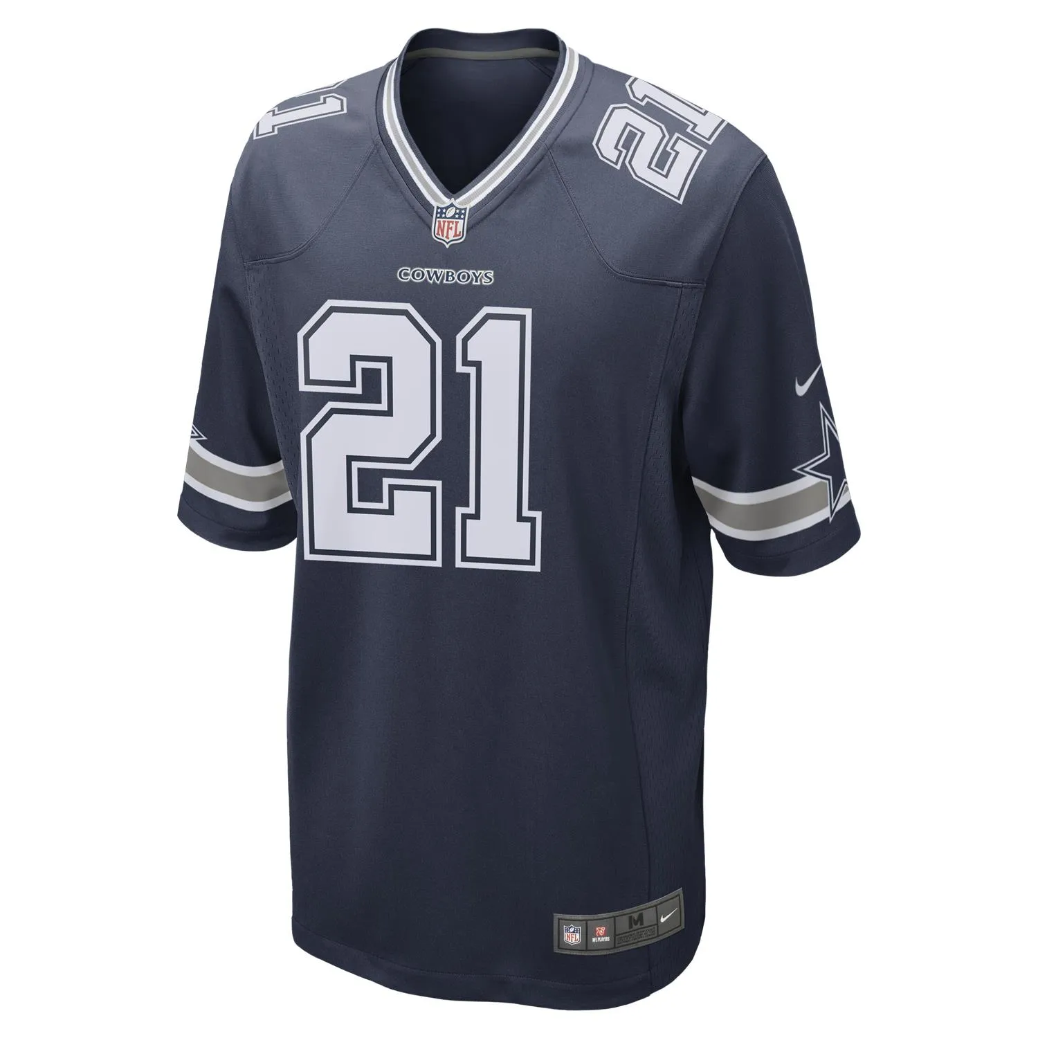 Ezekiel Elliot #21 Dallas Cowboys NFL Football Nike Game Trikot Blau