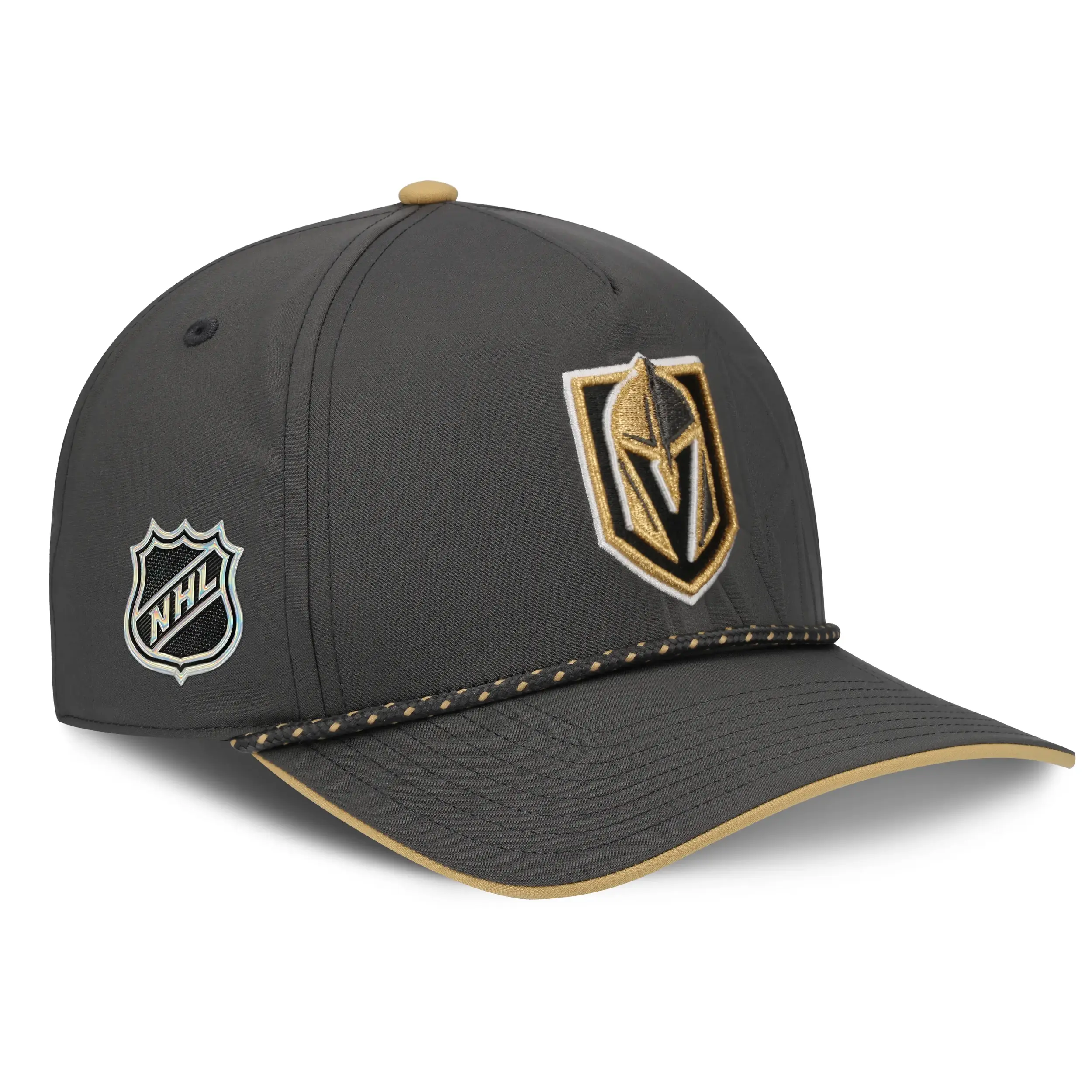 Vegas Golden Knights NHL Fanatics Draft 2026 Snapback Grau / Gold