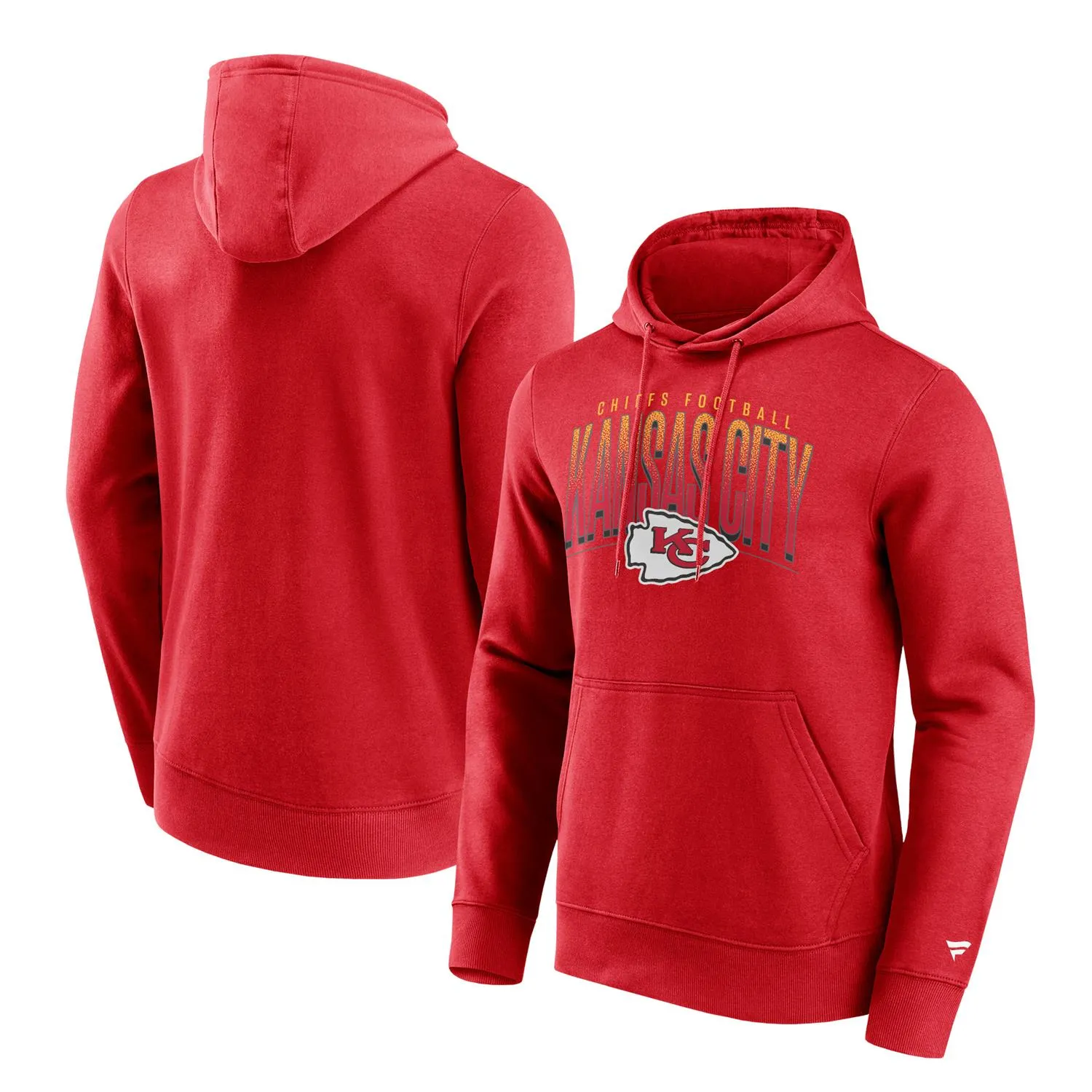 Kansas City Chiefs NFL Fanatics Team Arch Hoodie Rot
