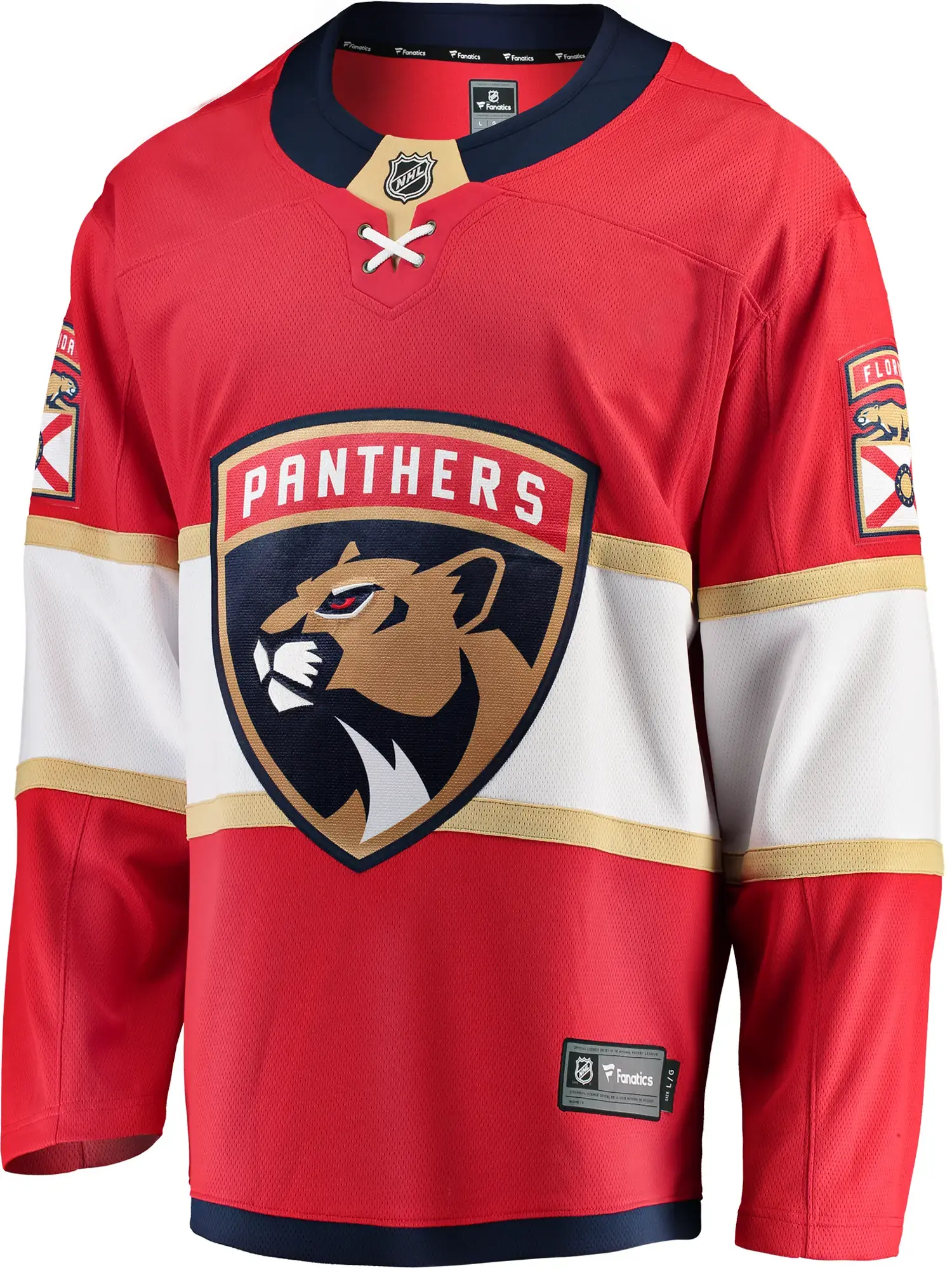 Florida Panthers NHL Eishockey Fanatics Breakaway Trikot Home Rot