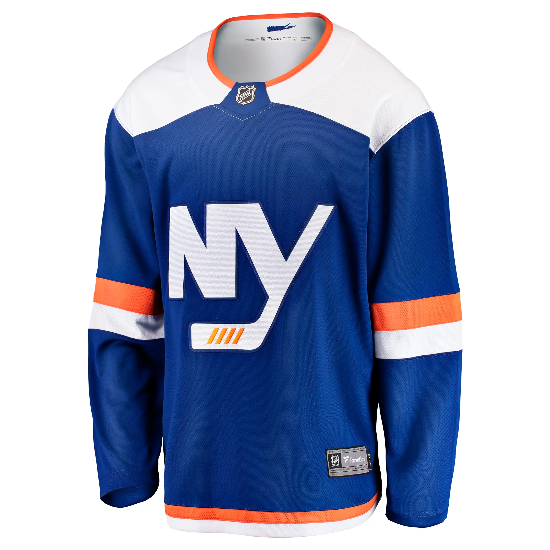 New York Islanders NHL Eishockey Fanatics Breakaway Trikot Alternate Blau