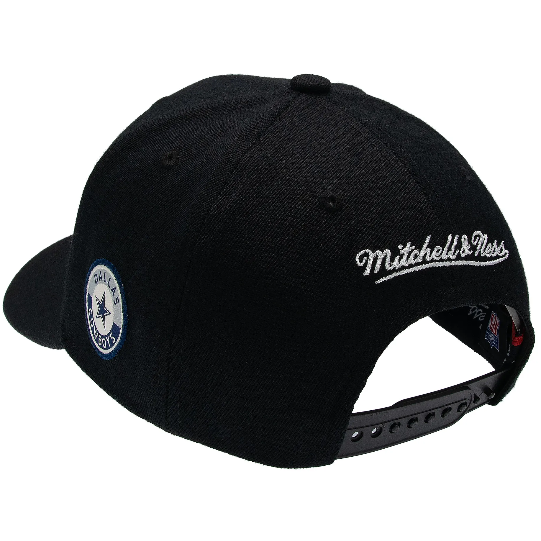 Dallas Cowboys NFL Mitchell & Ness Black Out Classic Red Snapback