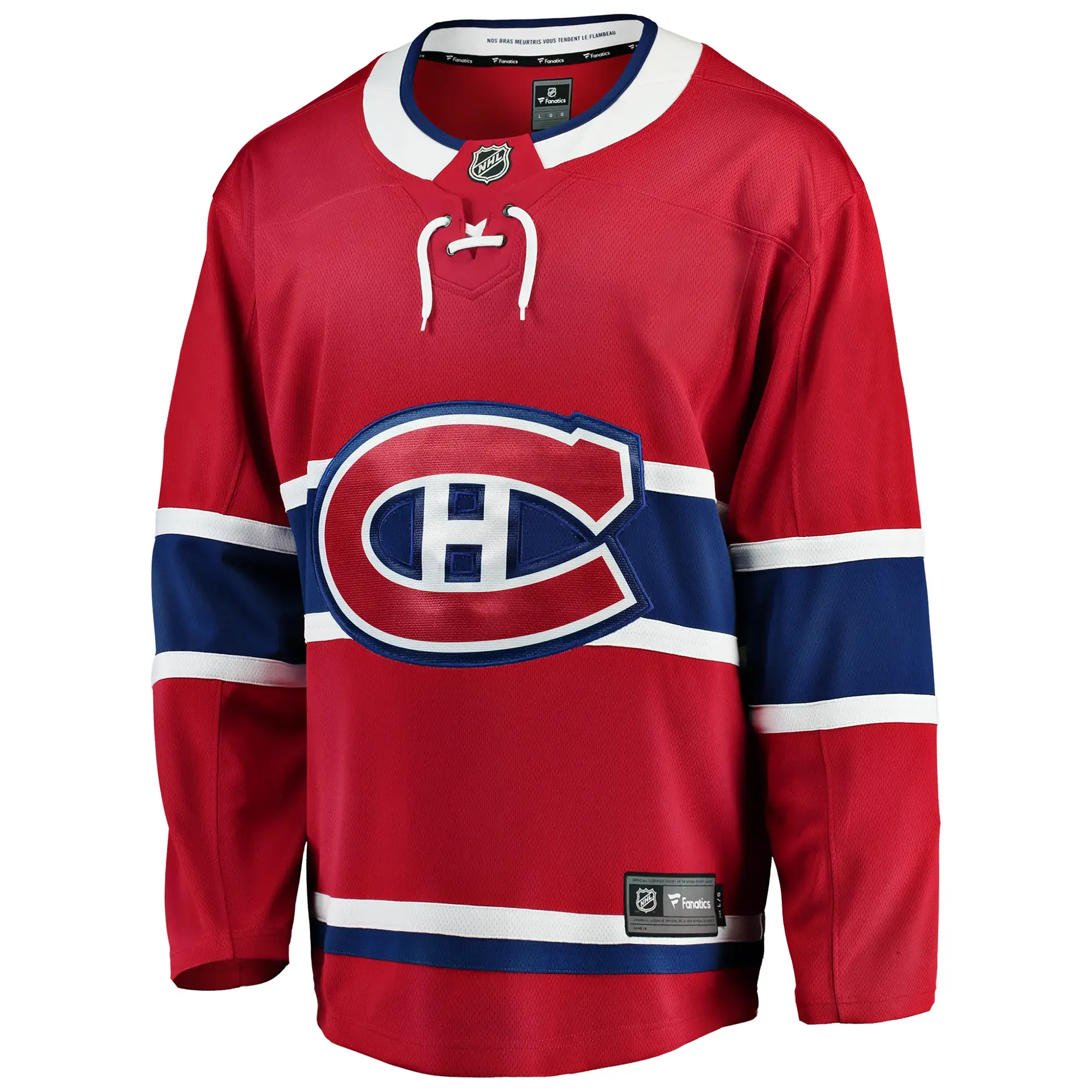 Montreal Canadiens NHL Eishockey Fanatics Breakaway Trikot Home Rot