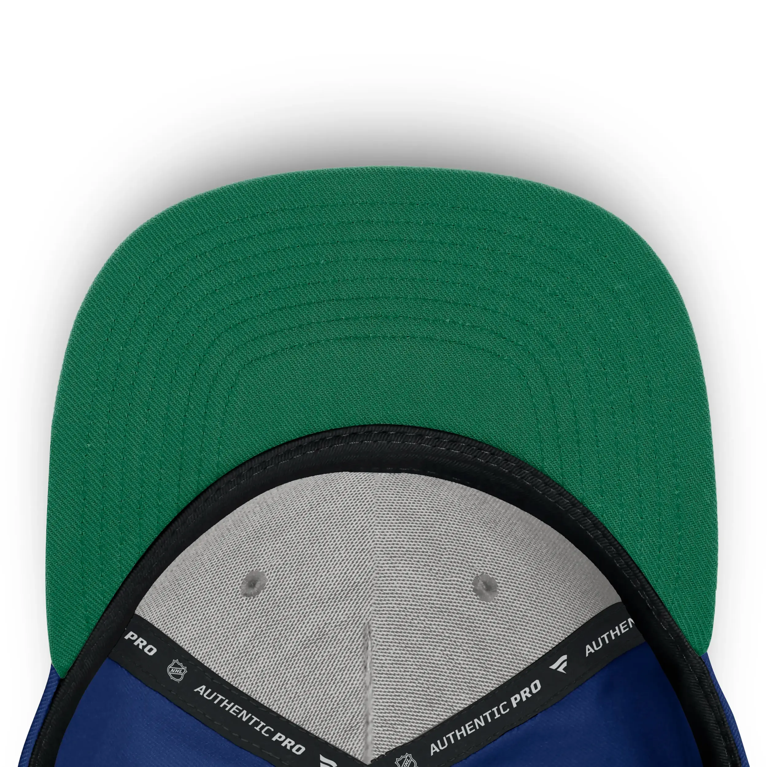 Vancouver Canucks NHL Fanatics Draft 2026 Snapback Blau / Grün
