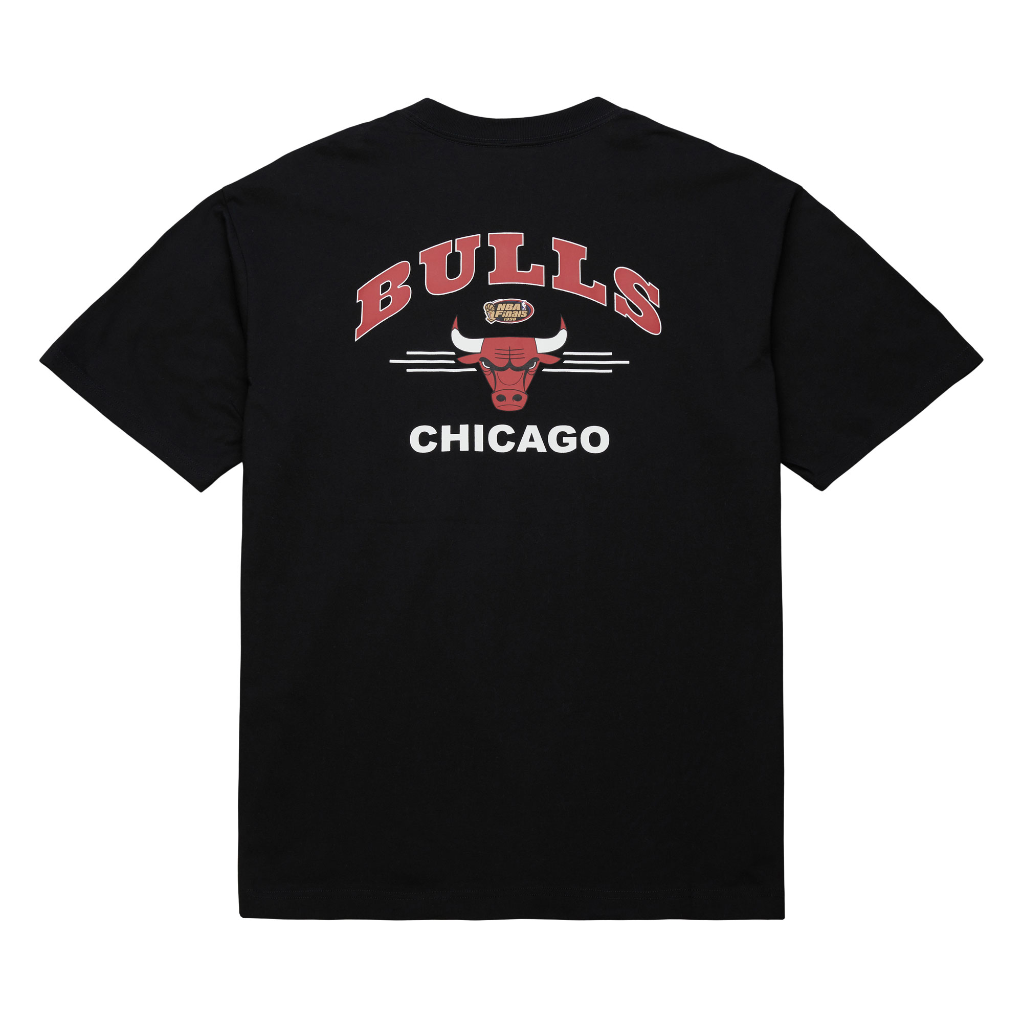 Chicago Bulls NBA Mitchell & Ness Double Hit Vintage Logo Pocket T-Shirt Chicago Bulls NBA Mitchell & Ness Double Hit Vintage Logo Pocket T-Shirt