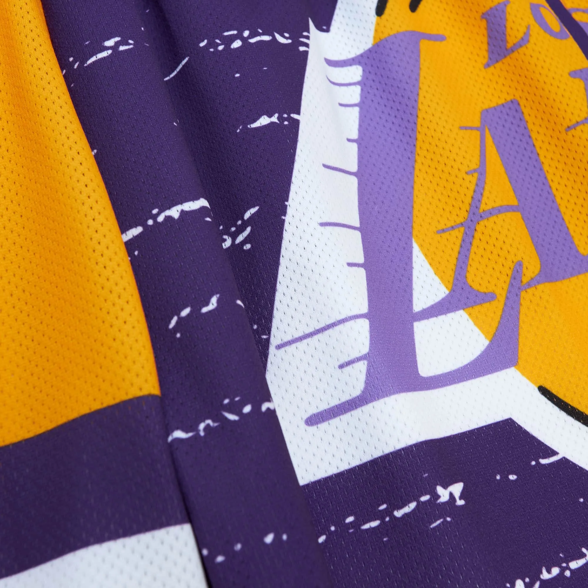 Los Angeles Lakers NBA Mitchell & Ness Jumbotron 3.0 Shorts Los Angeles Lakers NBA Mitchell & Ness Jumbotron 3.0 Shorts