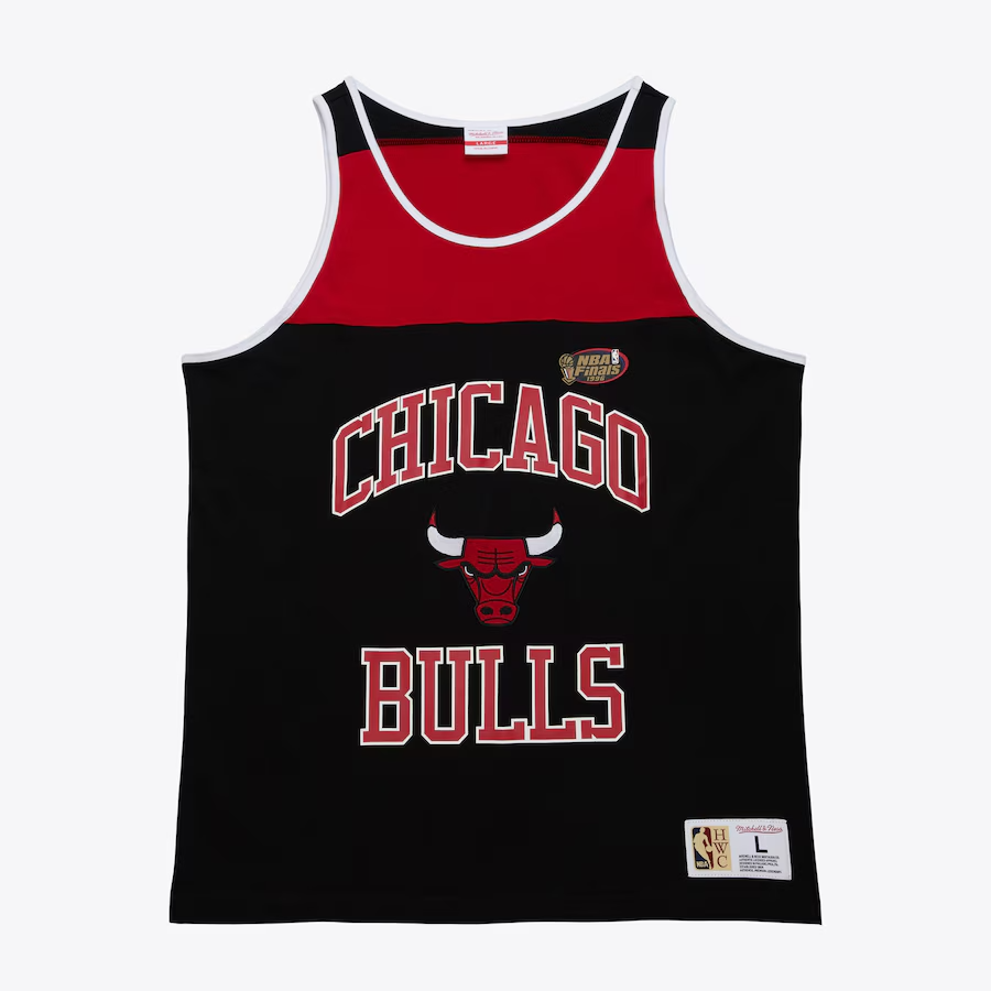 Chicago Bulls NBA Mitchell & Ness Heritage Color Blocked Tank Top Chicago Bulls NBA Mitchell & Ness Heritage Color Blocked Tank Top