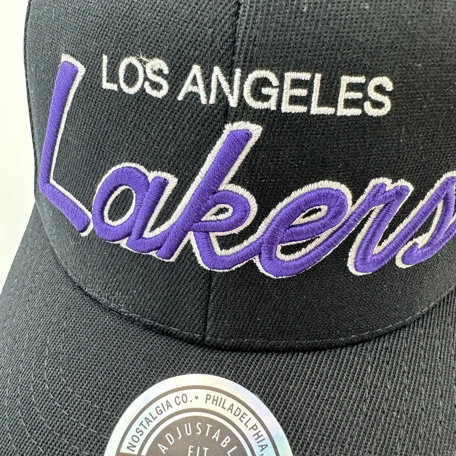 Los Angeles Lakers NBA Mitchell & Ness Team Script 2.0 Stretch Snapback Los Angeles Lakers NBA Mitchell & Ness Team Script 2.0 Stretch Snapback