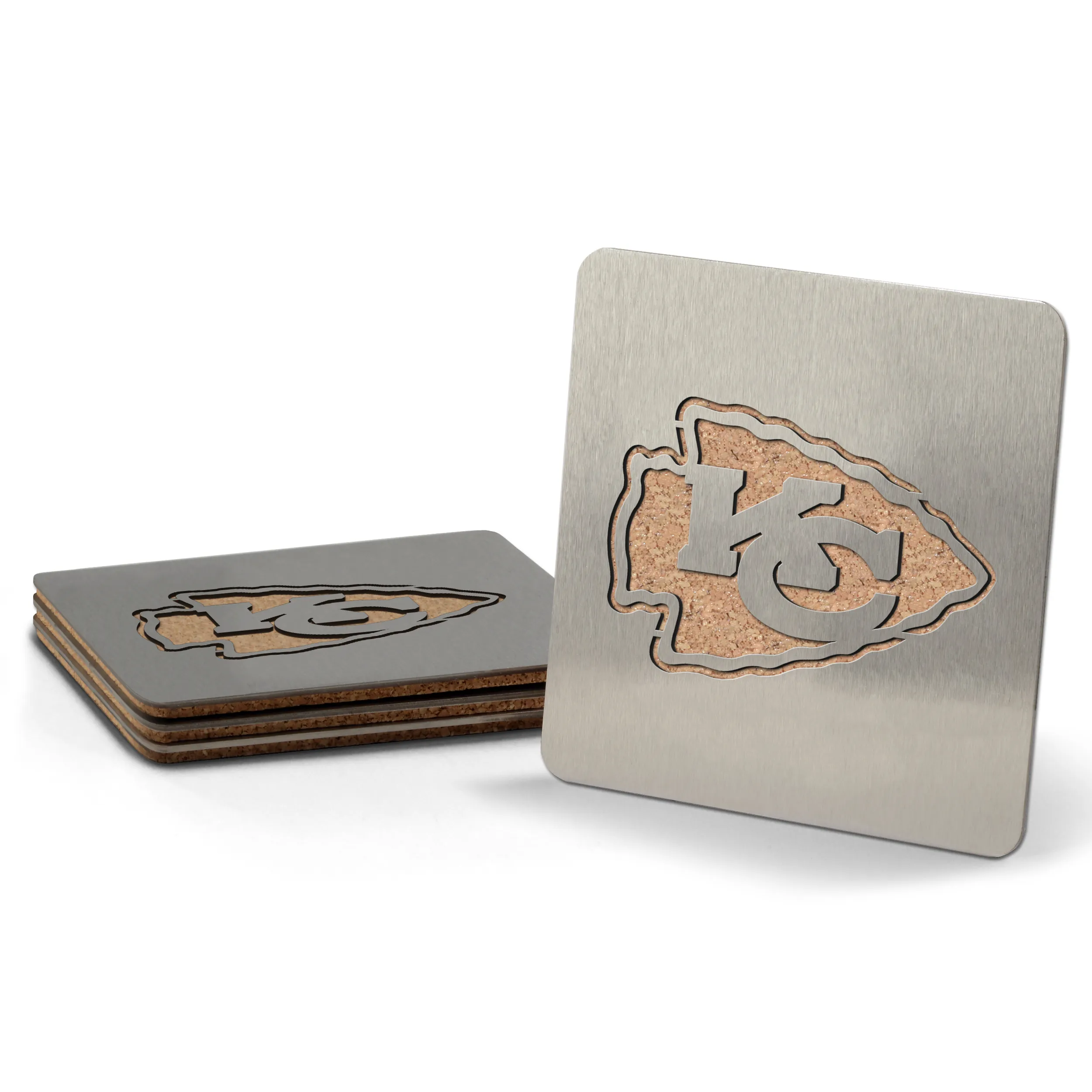 Kansas City Chiefs NFL YouTheFan! Untersetzer Boaster (4er-Set)