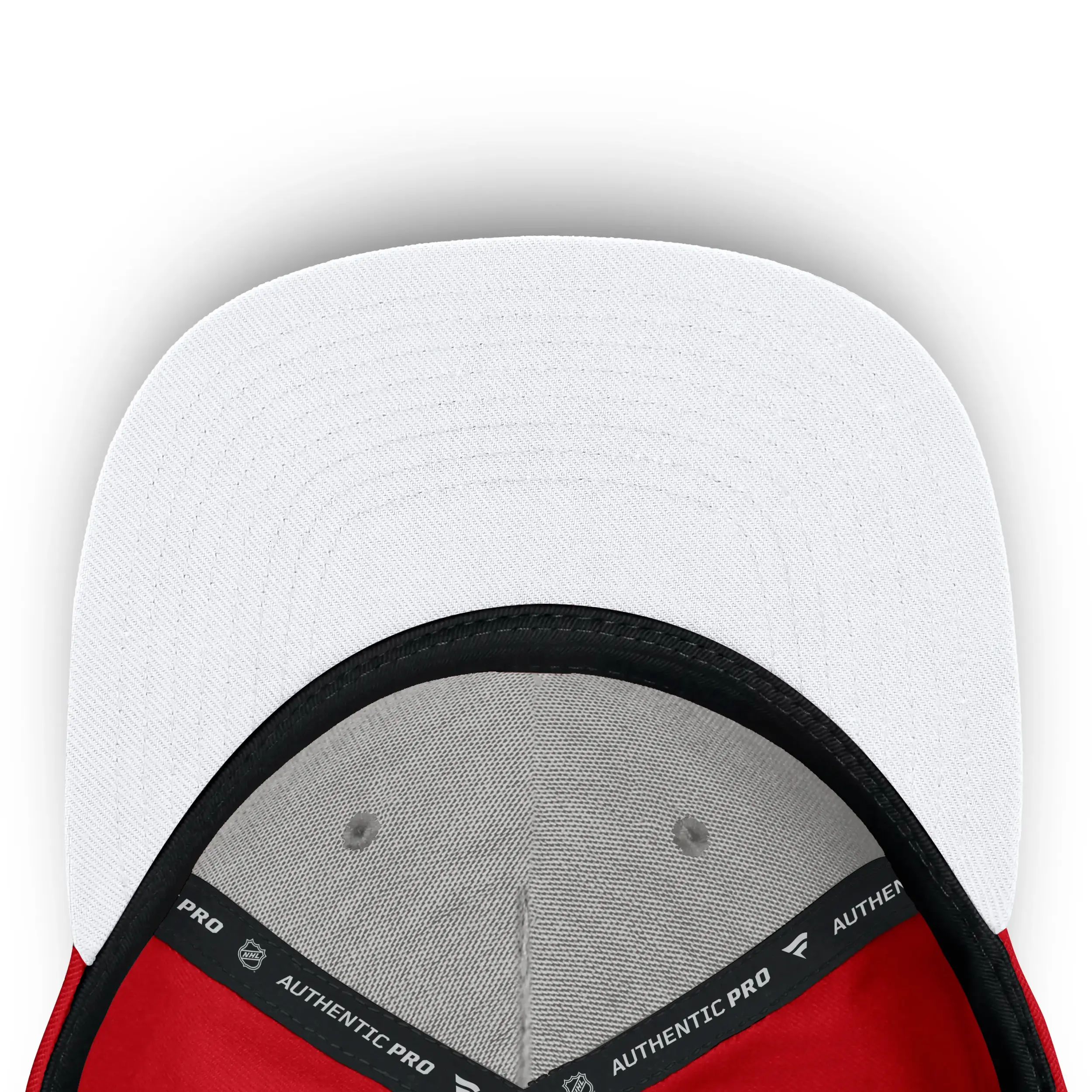 Detroit Red Wings NHL Fanatics Draft 2026 Snapback Rot / Weiß