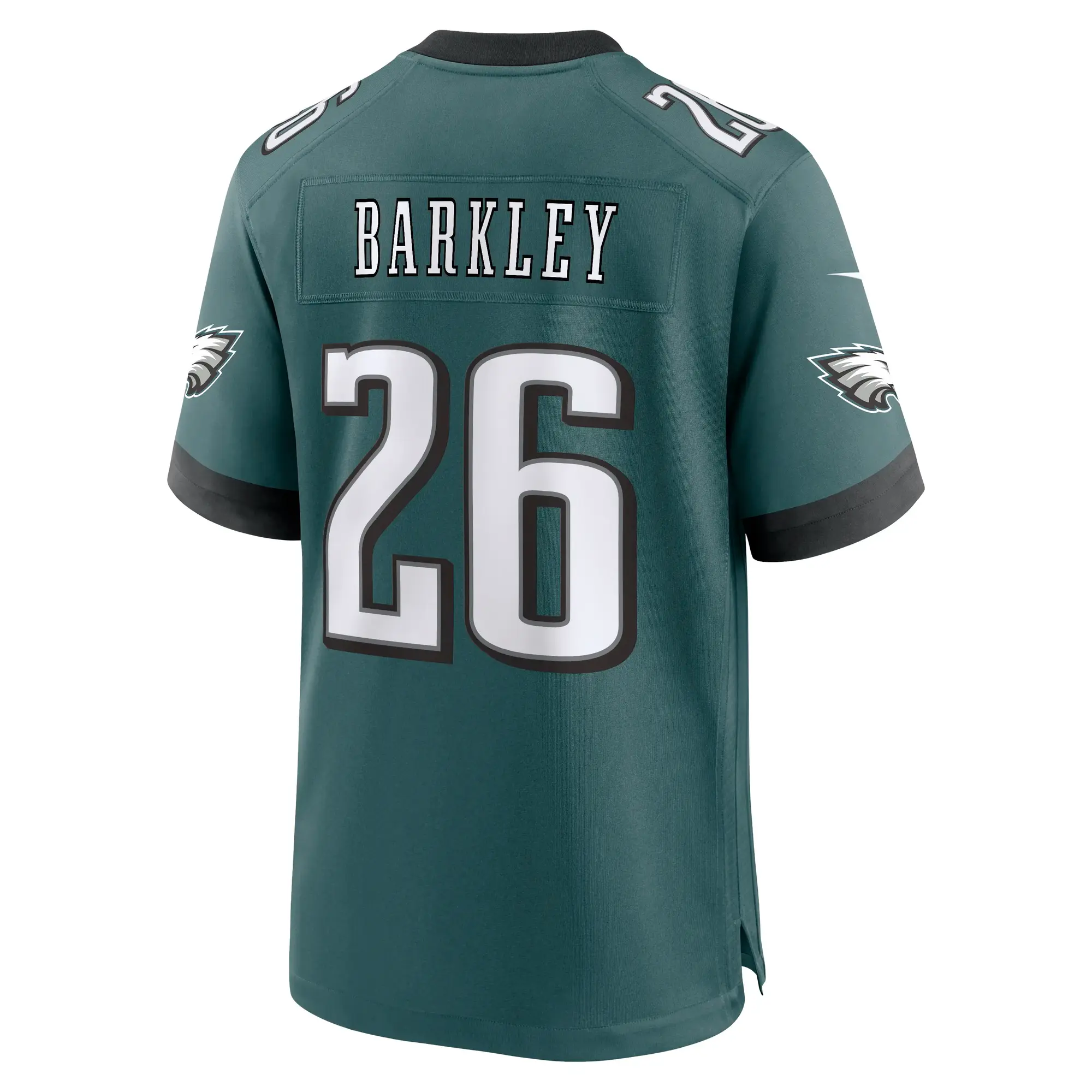 Saquon Barkley #26 Philadelphia Eagles NFL Football Nike Home Game Trikot Grün