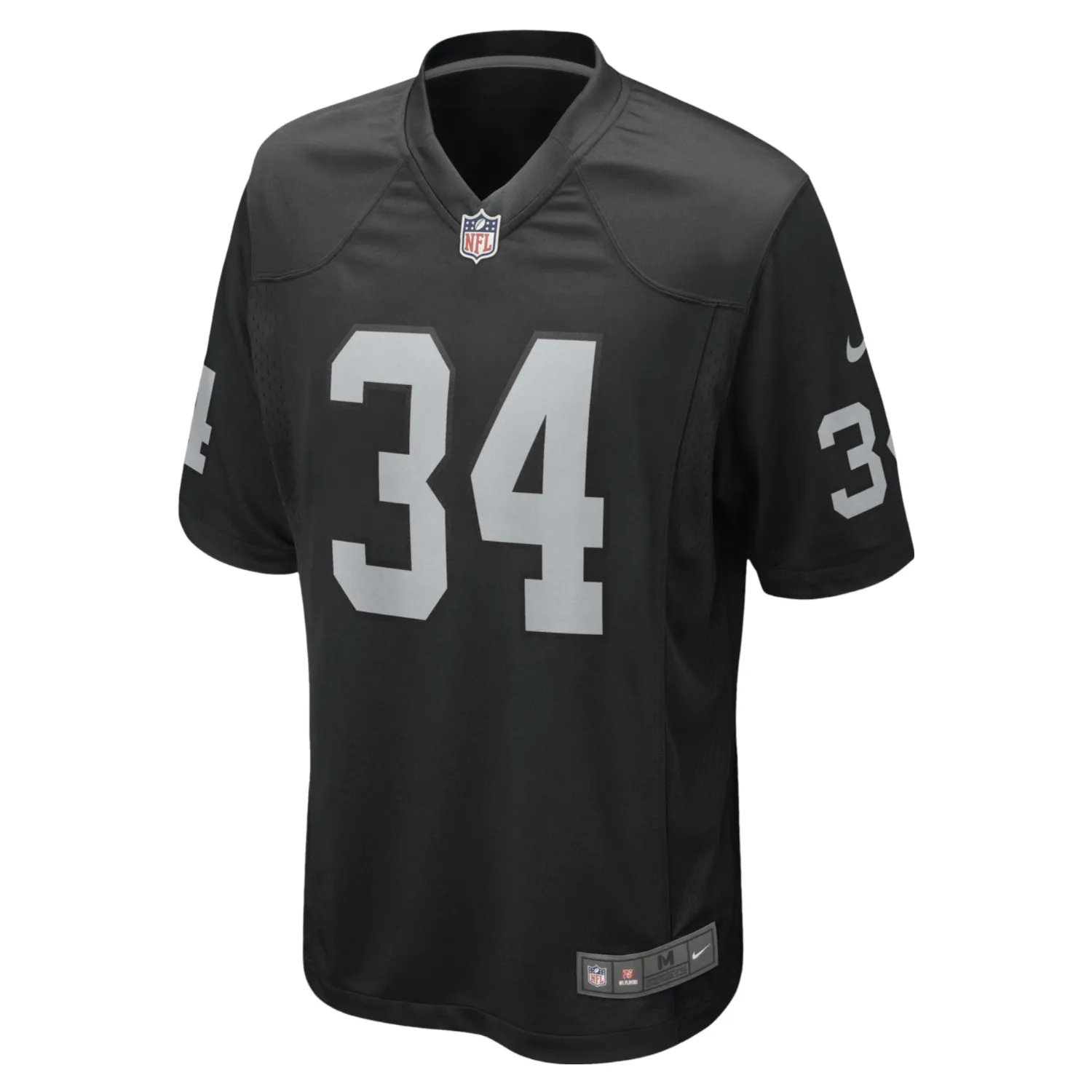 Bo Jackson #34 Oakland Raiders NFL Football Nike Game Trikot Schwarz