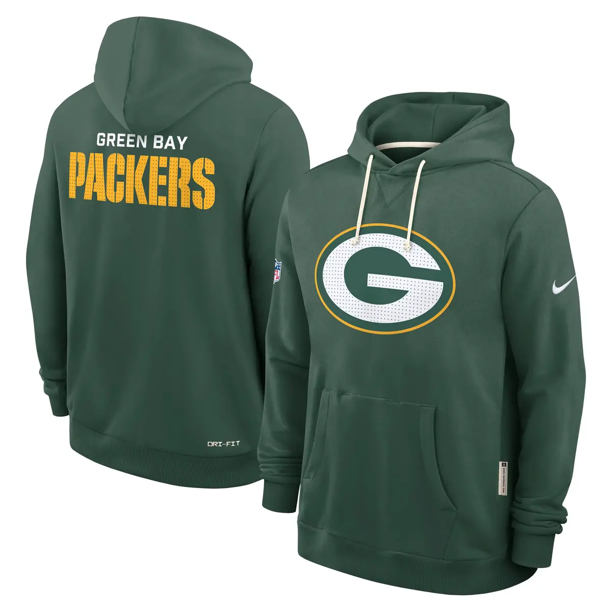 Green Bay Packers NFL Nike Sideline 2025 Standard Issue Hoodie