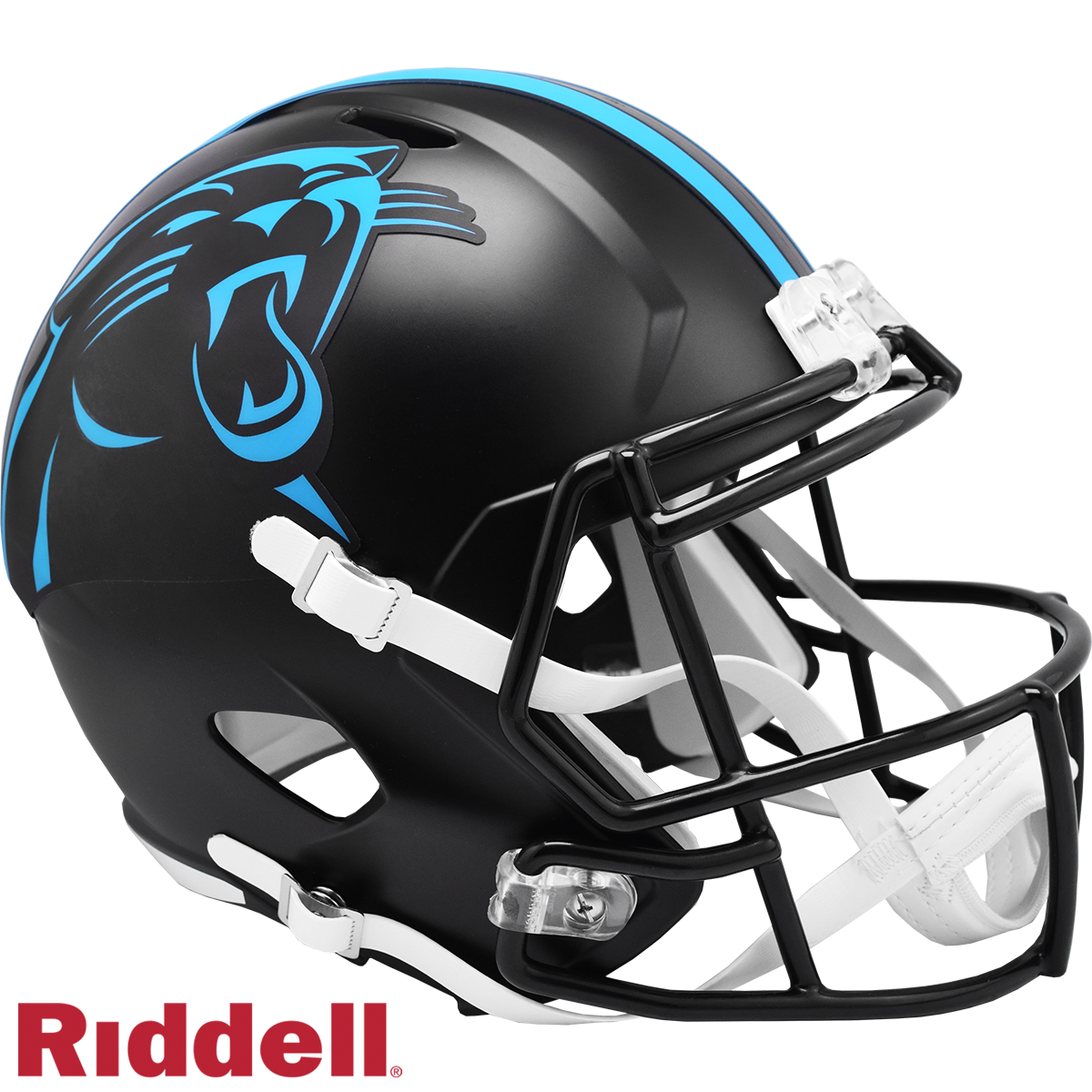 Carolina Panthers NFL Riddell On Field Alternate Speed Replica Helm Schwarz