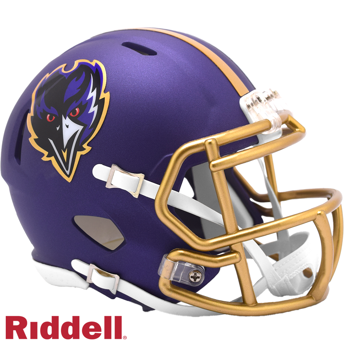 Baltimore Ravens NFL Riddell On Field Alternate Speed Mini Helm Lila