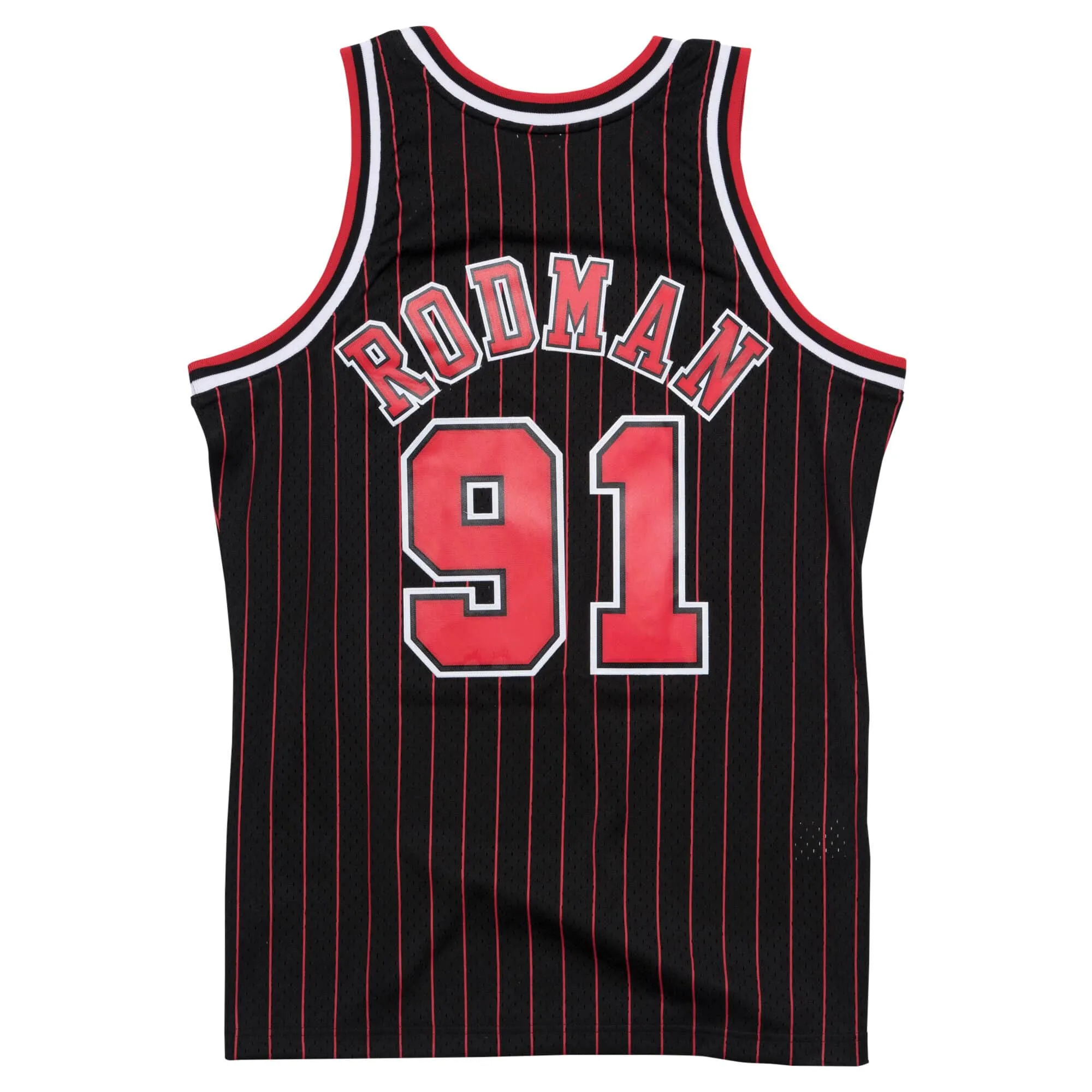 Dennis Rodman #91 Chicago Bulls 95 NBA Mitchell & Ness Swingman Trikot Pinstripe Dennis Rodman #91 Chicago Bulls 95 NBA Mitchell & Ness Swingman Trikot Pinstripe