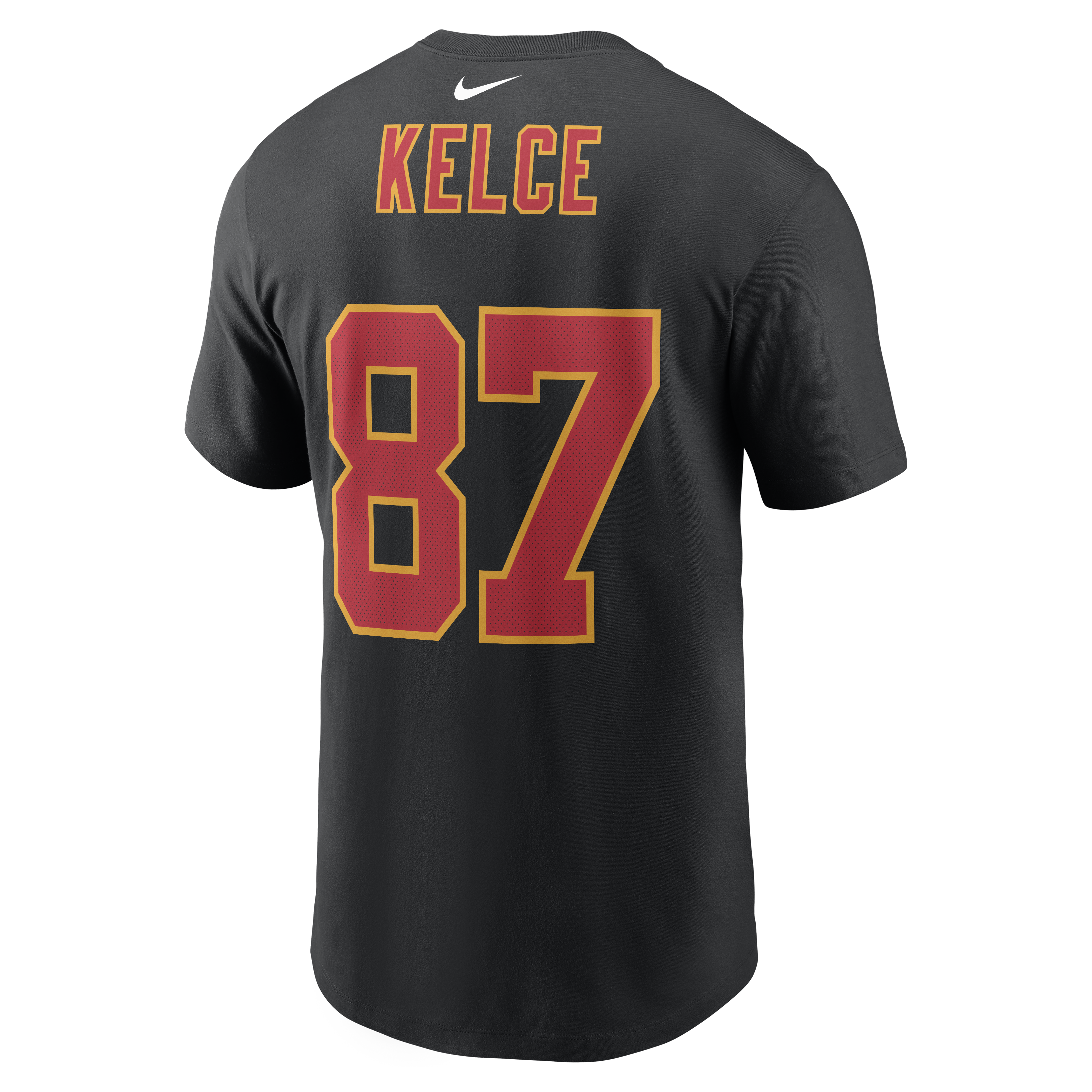 Travis Kelce #87 Kansas City Chiefs NFL Nike Player T-Shirt Schwarz