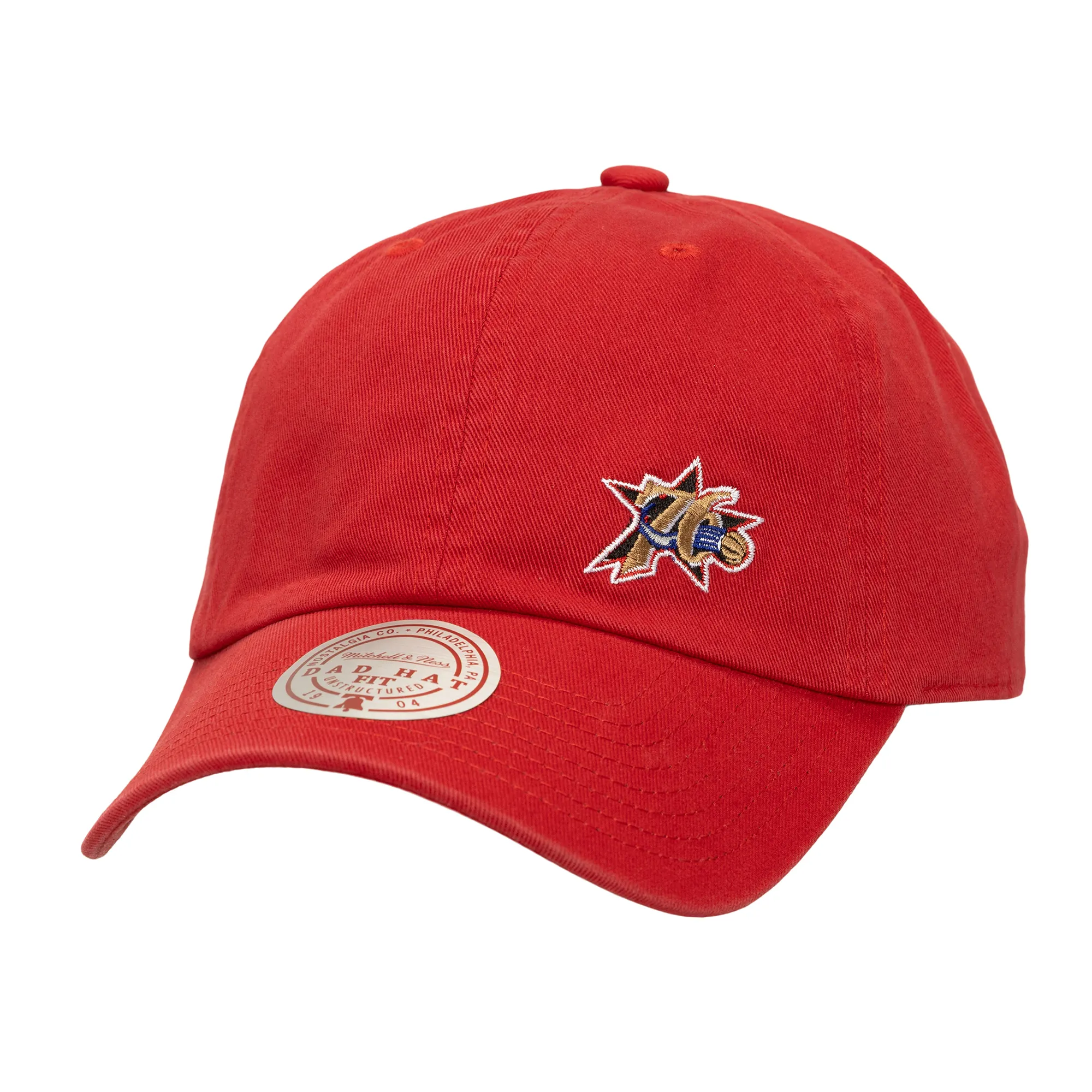 Philadelphia 76ers NBA Mitchell & Ness Micro Lefty Strapback HWC