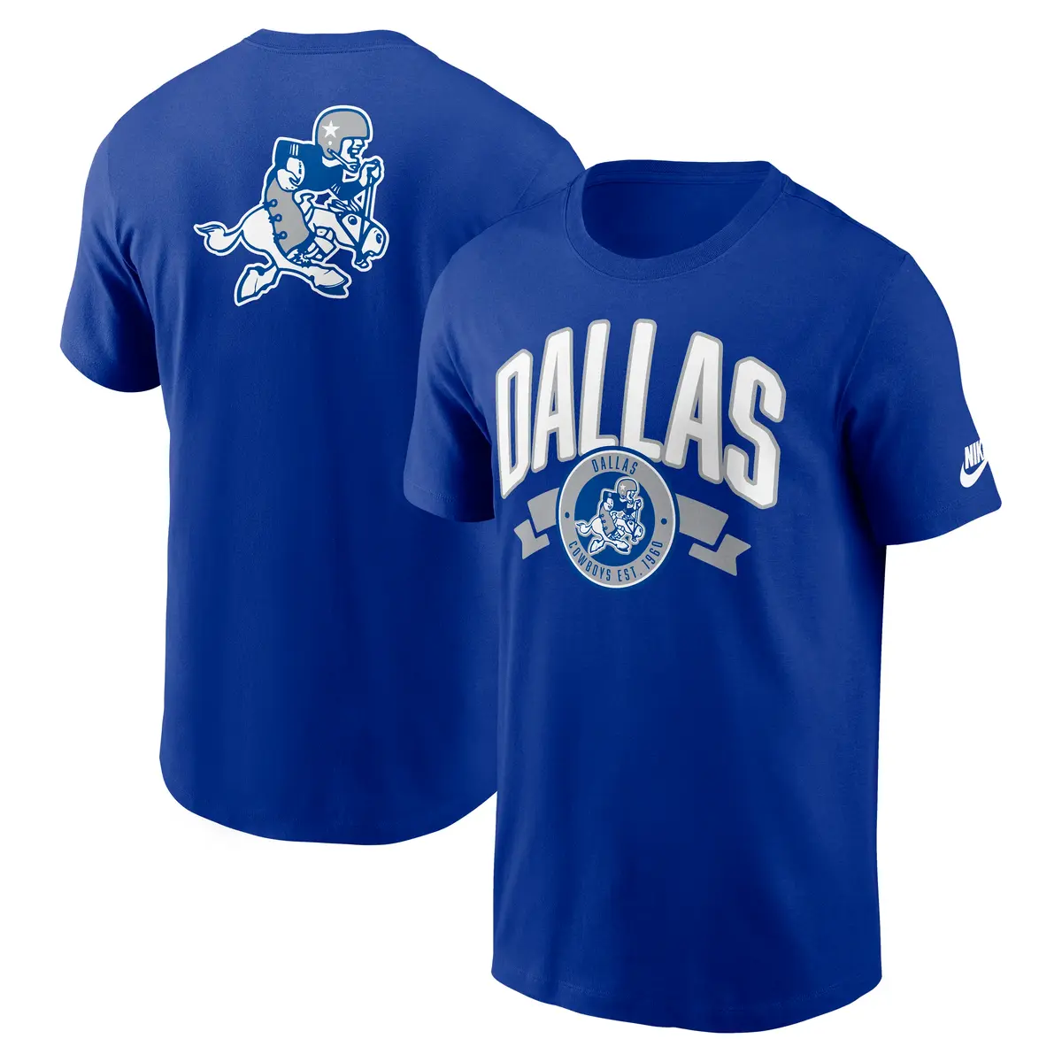 Dallas Cowboys NFL Nike Rewind Front & Back Hit Essential T-Shirt