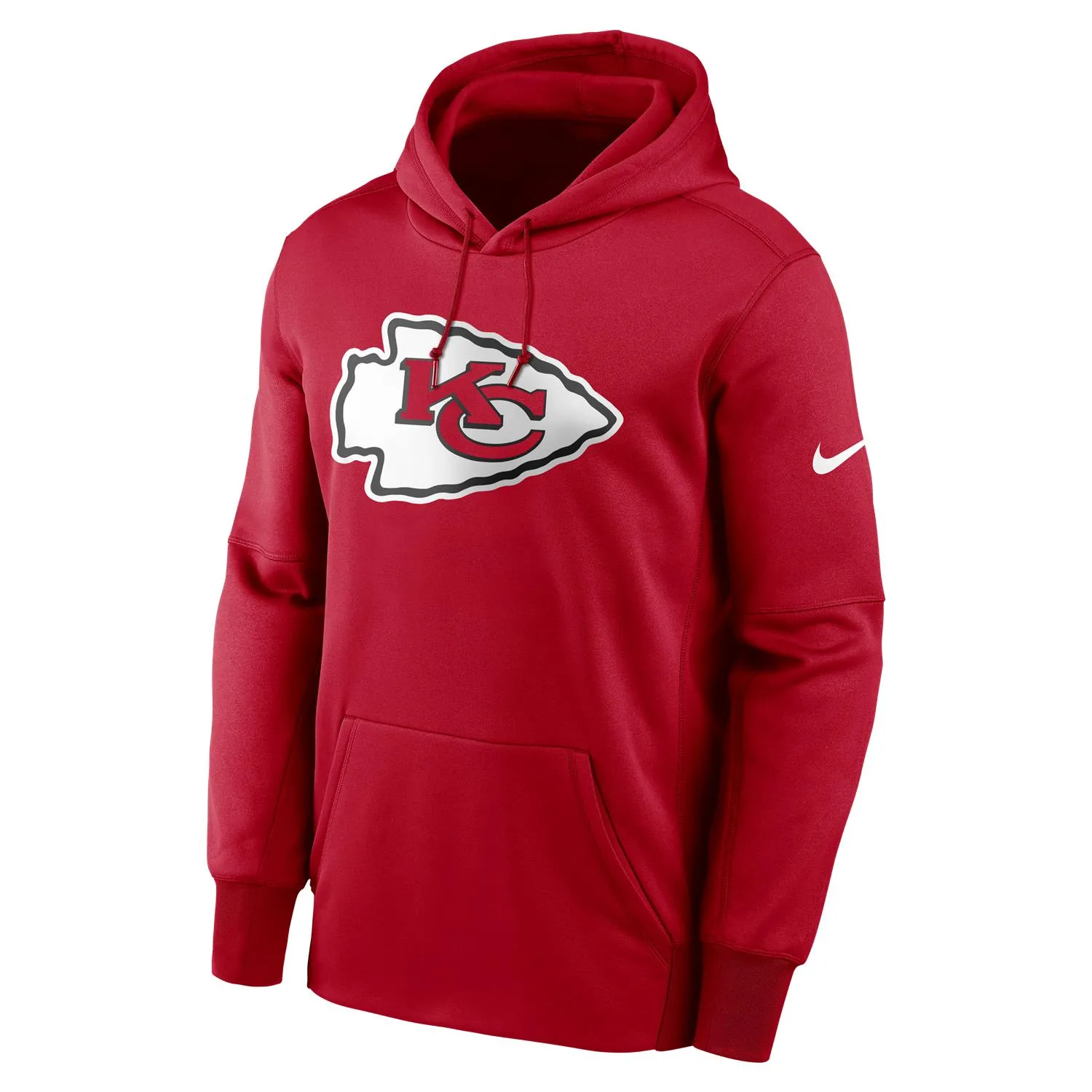 Kansas City Chiefs NFL Nike Prime Logo Therma Hoodie Rot