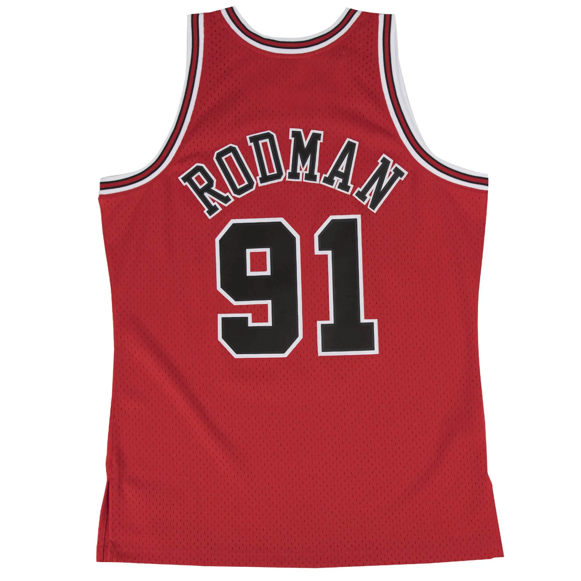 Dennis Rodman #91 Chicago Bulls 97-98 NBA Mitchell & Ness Swingman Trikot Rot Dennis Rodman #91 Chicago Bulls 97-98 NBA Mitchell & Ness Swingman Trikot Rot