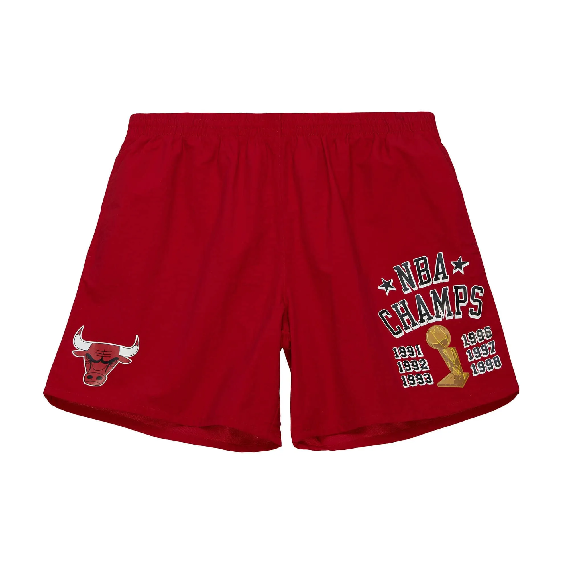 Chicago Bulls NBA Mitchell & Ness Team Heritage Woven Shorts Rot Chicago Bulls NBA Mitchell & Ness Team Heritage Woven Shorts Rot