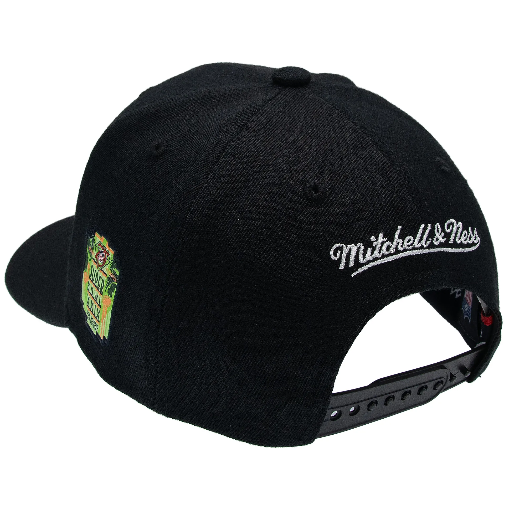 San Francisco 49ers NFL Mitchell & Ness Black Out Classic Red Snapback