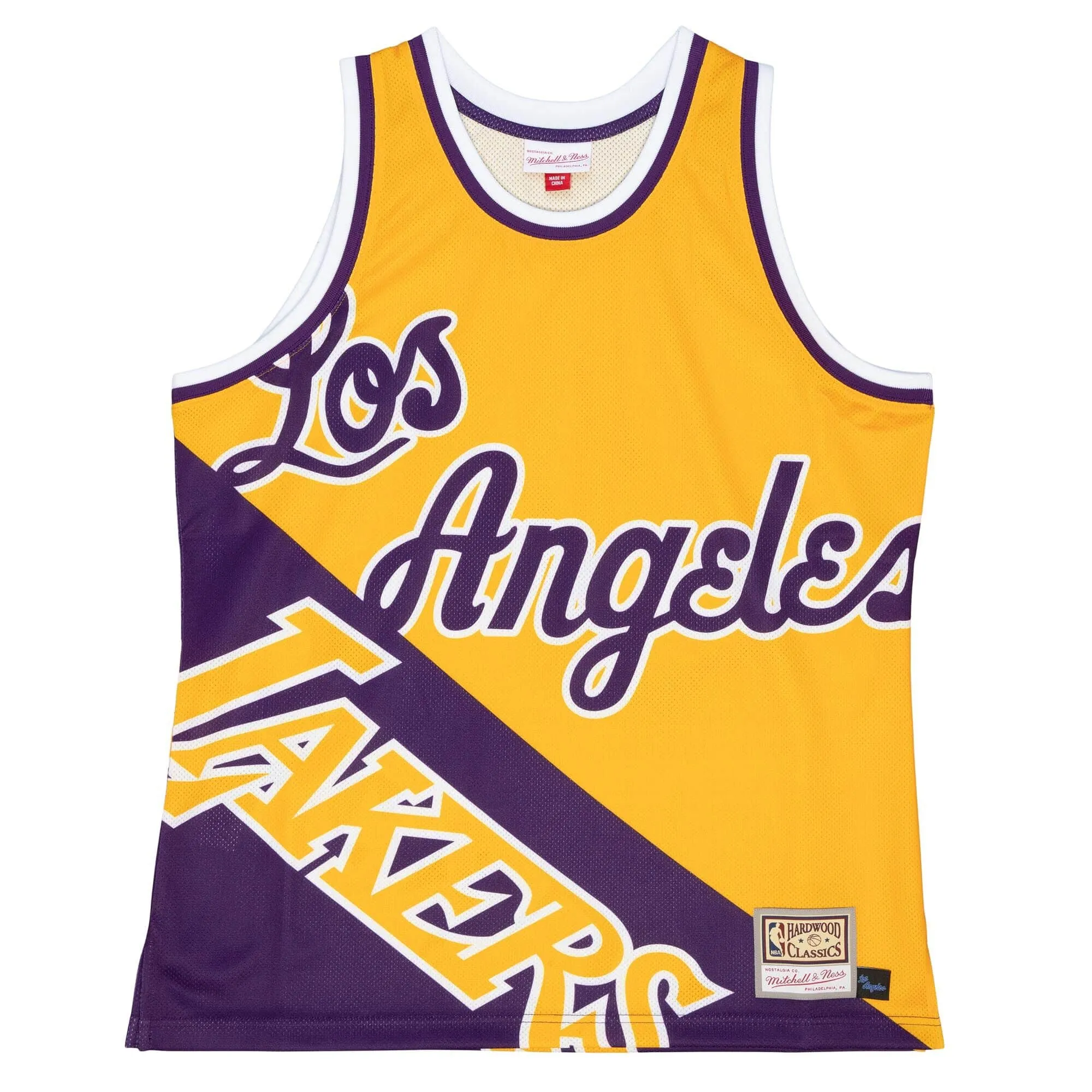 Los Angeles Lakers NBA Mitchell & Ness Big Face Fashion 5.0 Tank Top Los Angeles Lakers NBA Mitchell & Ness Big Face Fashion 5.0 Tank Top