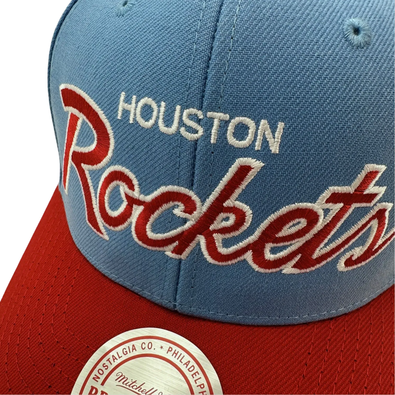 Houston Rockets NBA Mitchell & Ness Team Script 2.0 Pro Snapback HWC