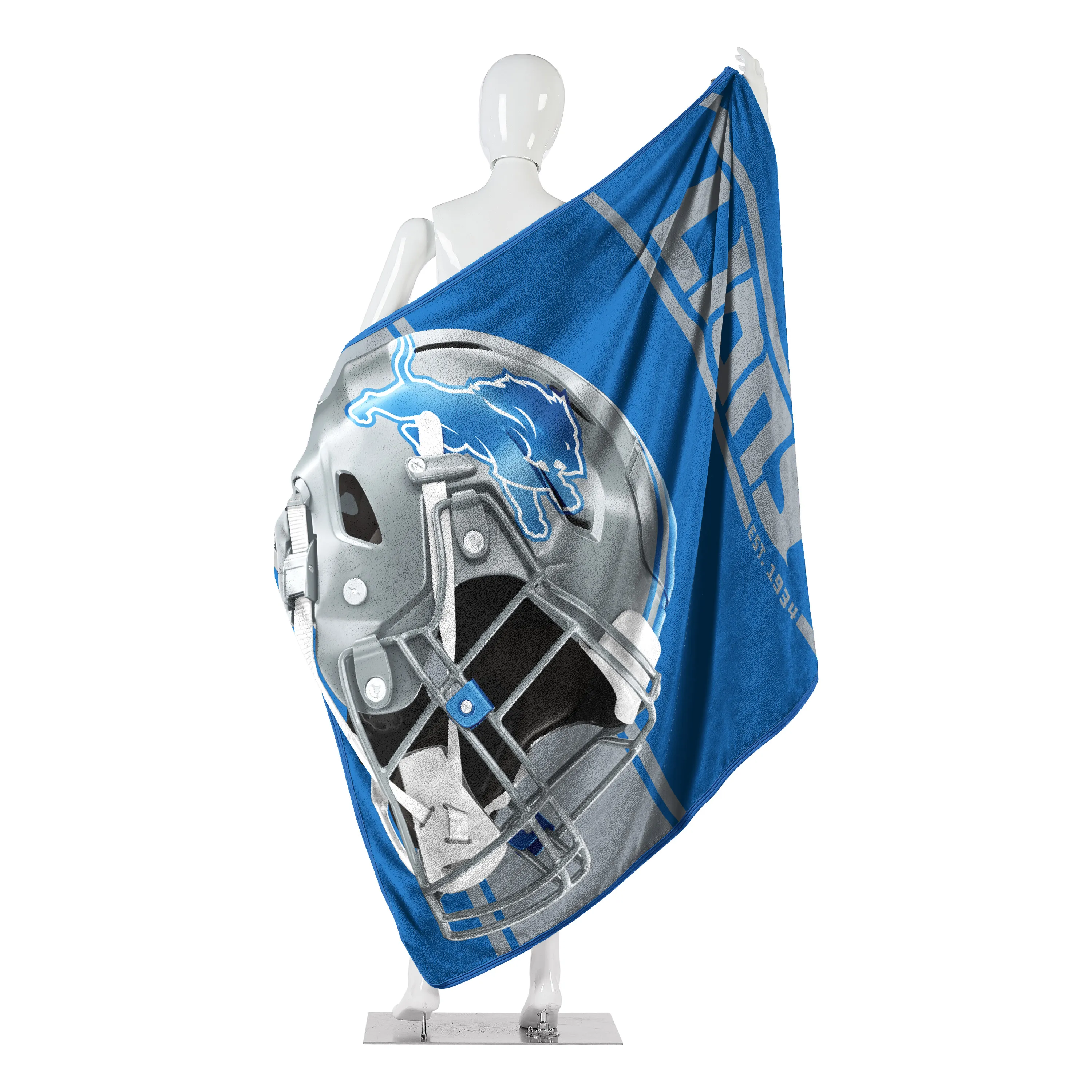 Detroit Lions NFL Super Plush Run Decke