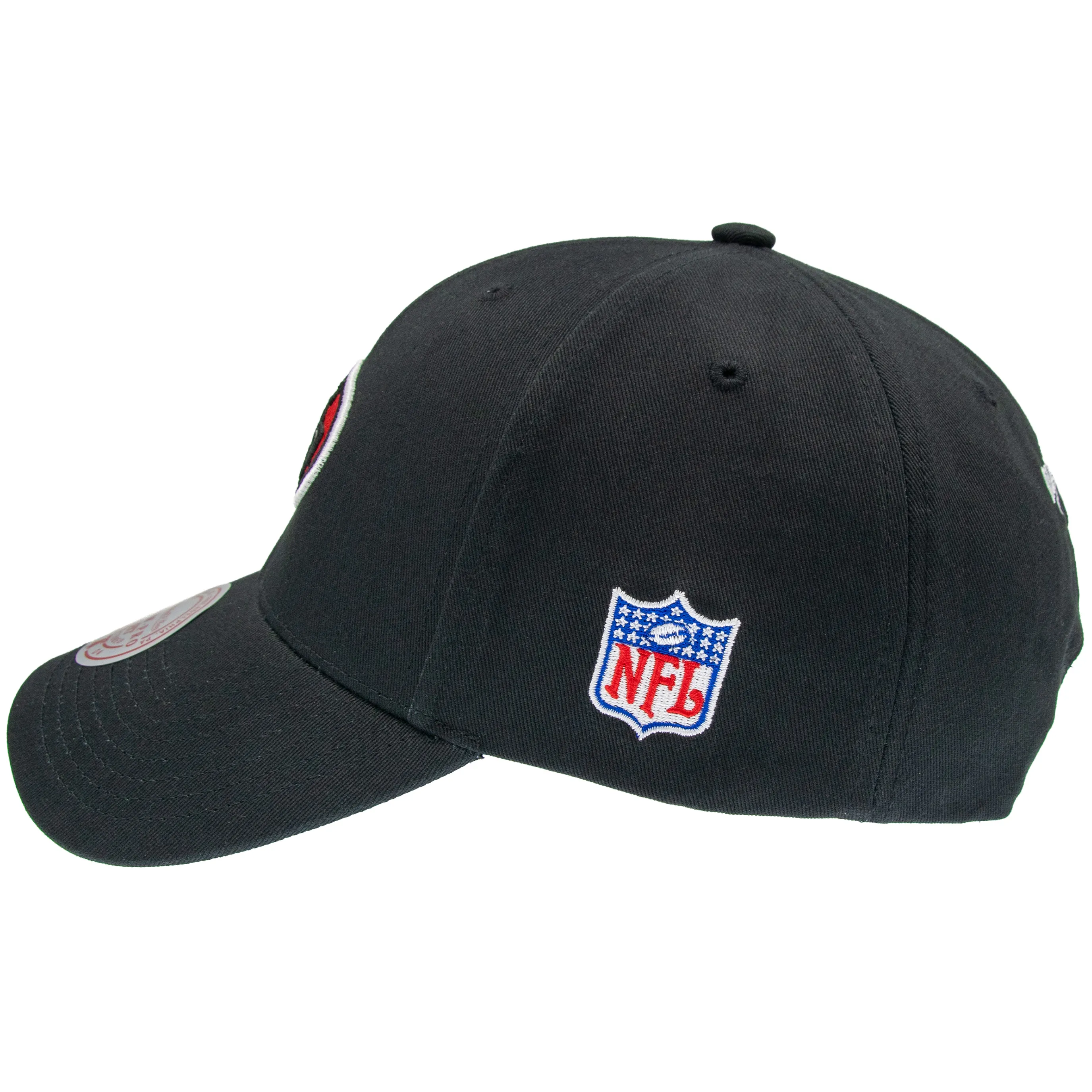 San Francisco 49ers NFL Mitchell & Ness Team Logo Low Pro Snapback Schwarz