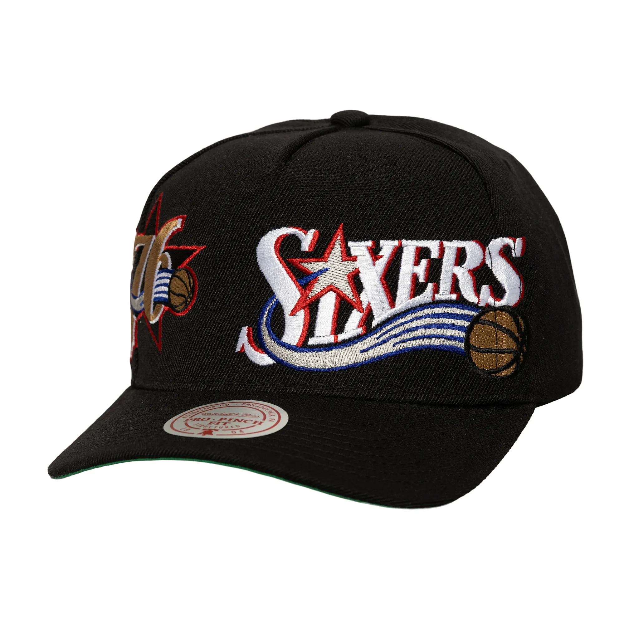 Philadelphia 76ers NBA Mitchell & Ness Busted Pro Snapback