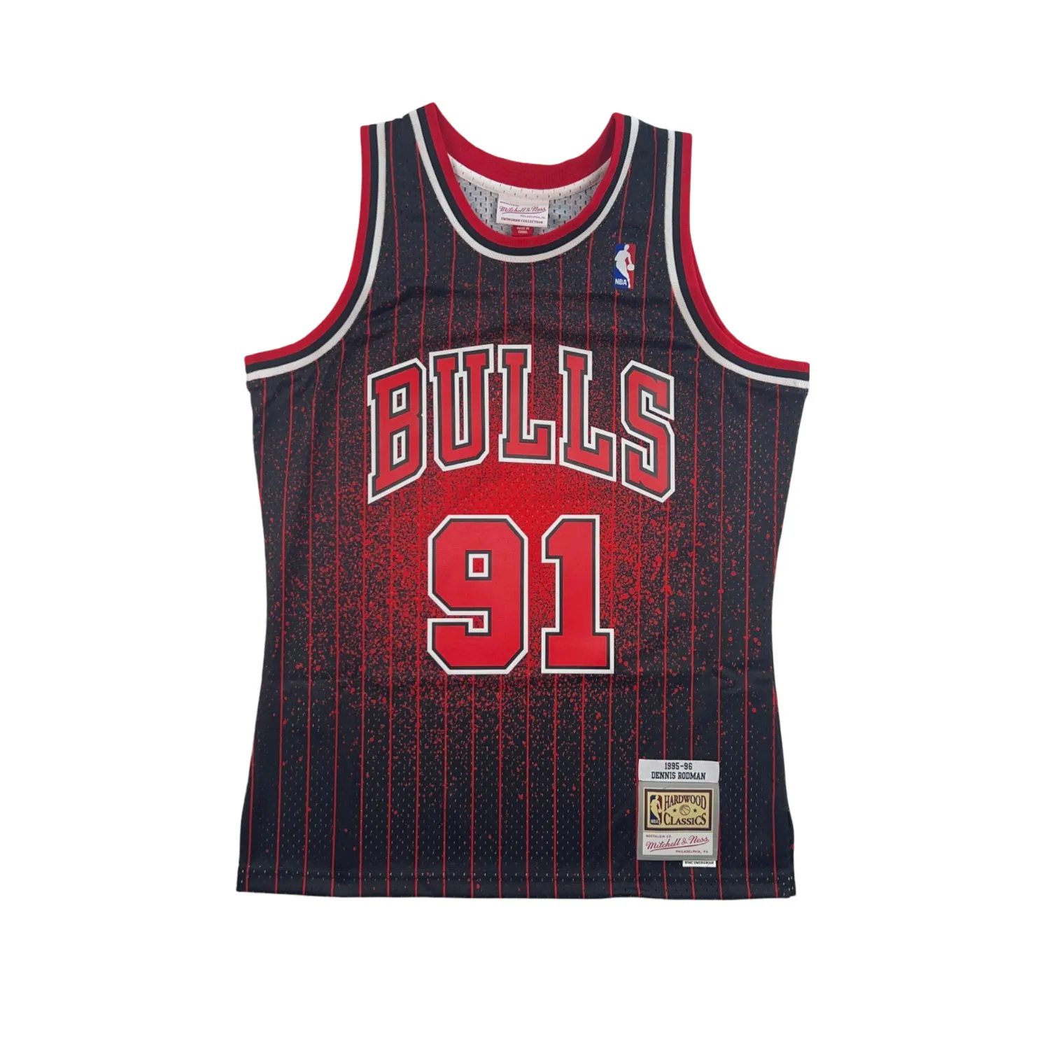 Dennis Rodman #91 Chicago Bulls 95 NBA Mitchell & Ness Spraypaint Gradient Swingman Trikot Dennis Rodman #91 Chicago Bulls 95 NBA Mitchell & Ness Spraypaint Gradient Swingman Trikot