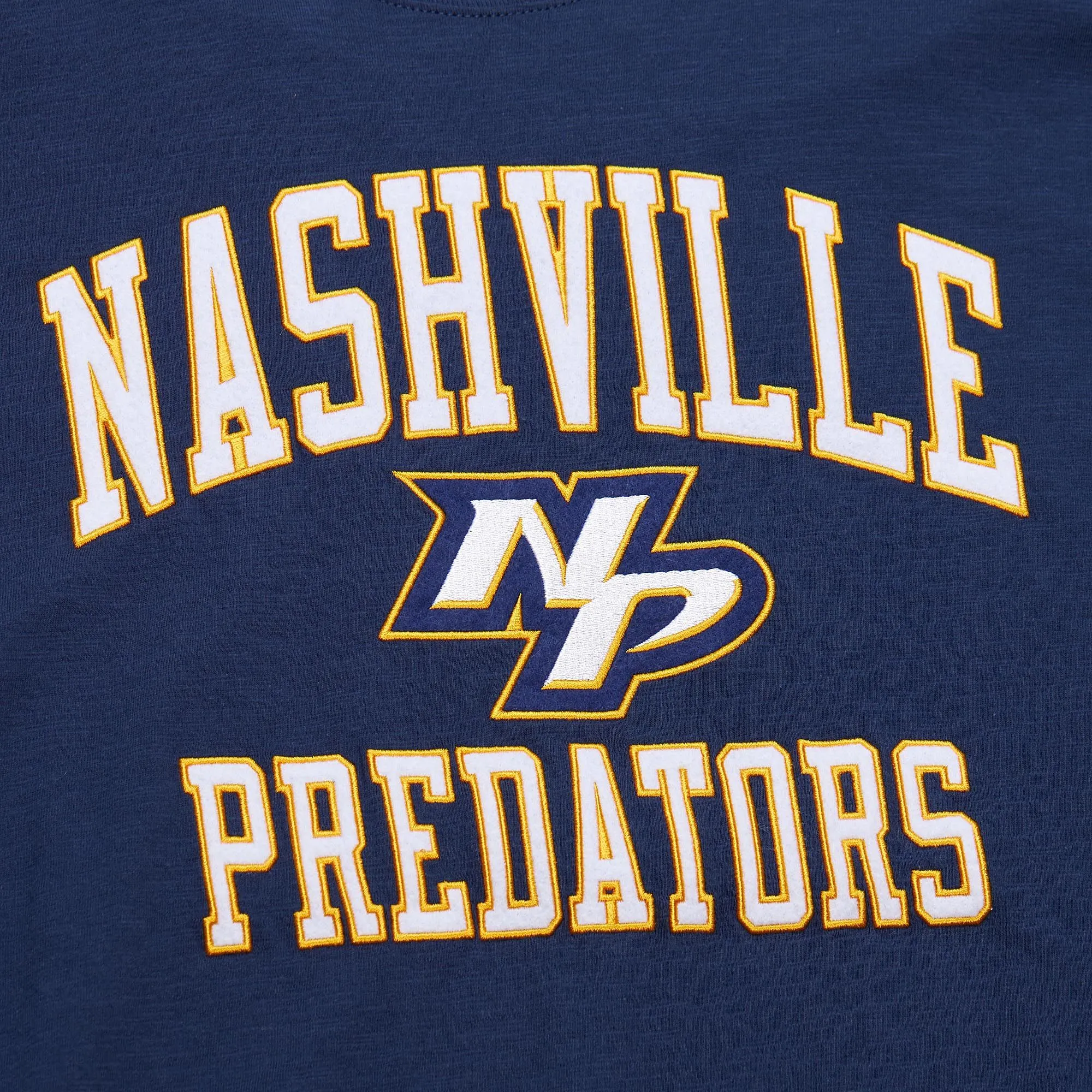 Nashville Predators NHL Mitchell & Ness Legendary Slub 2.0 T-Shirt Navy