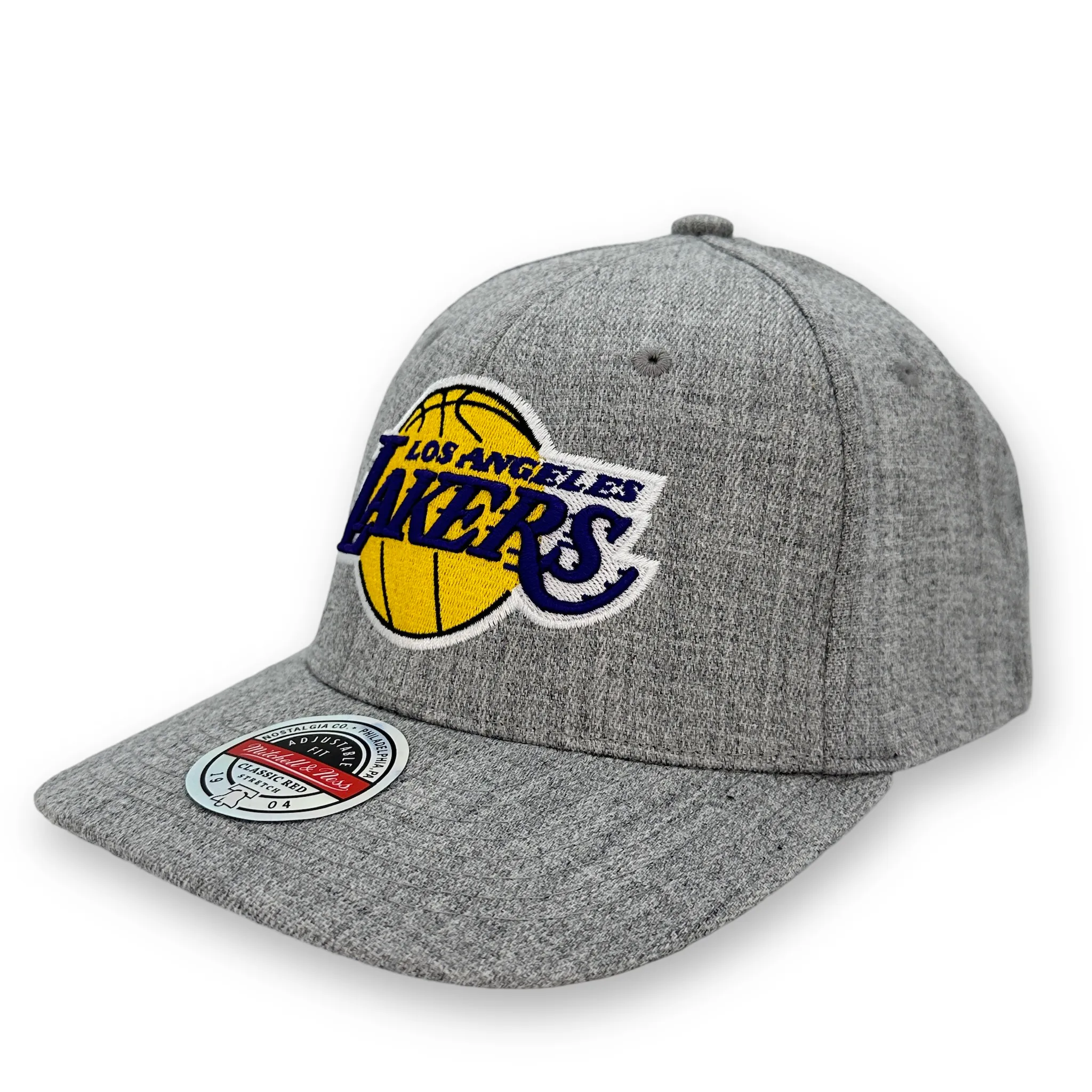Los Angeles Lakers NBA Mitchell & Ness Team Heather 2.0 Stretch Snapback Los Angeles Lakers NBA Mitchell & Ness Team Heather 2.0 Stretch Snapback