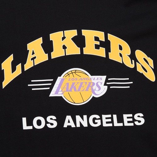 Los Angeles Lakers NBA Mitchell & Ness Double Hit Vintage Logo Pocket T-Shirt Los Angeles Lakers NBA Mitchell & Ness Double Hit Vintage Logo Pocket T-Shirt