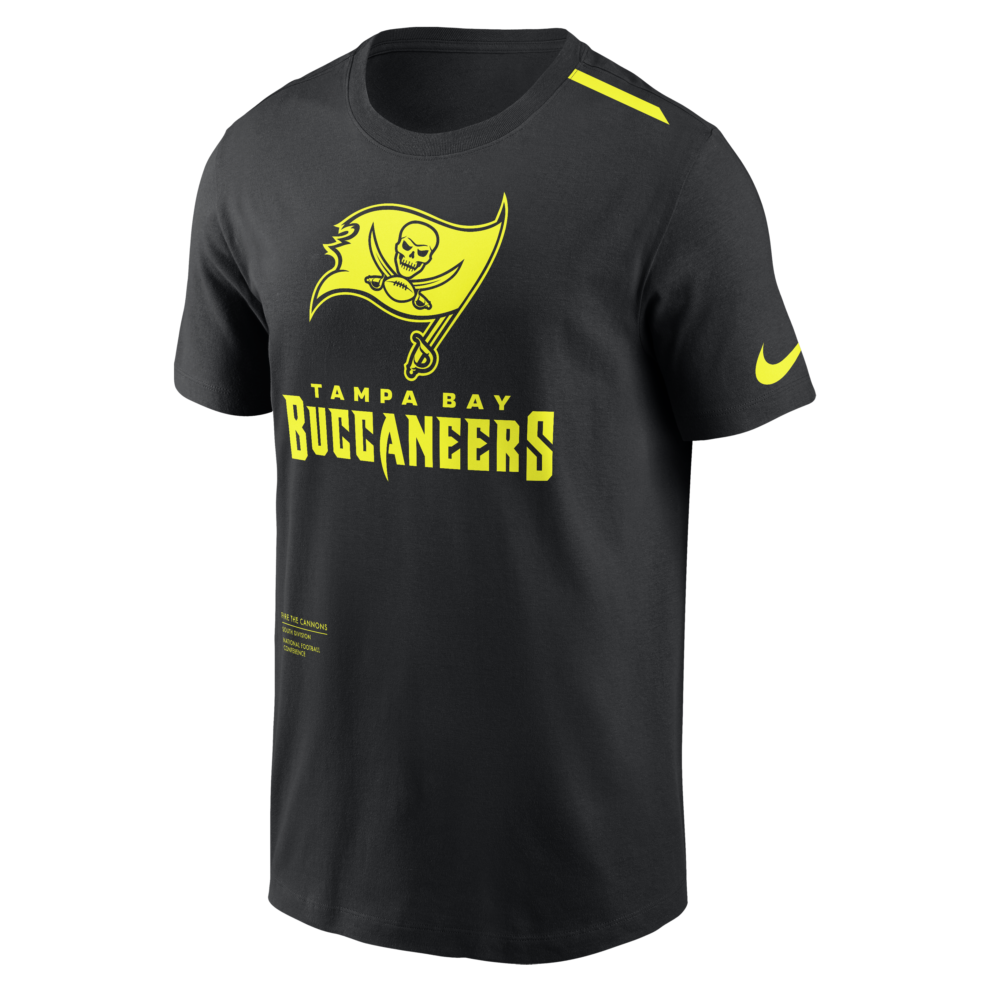 Tampa Bay Buccaneers NFL Nike Volt Dri-Fit T-Shirt Schwarz