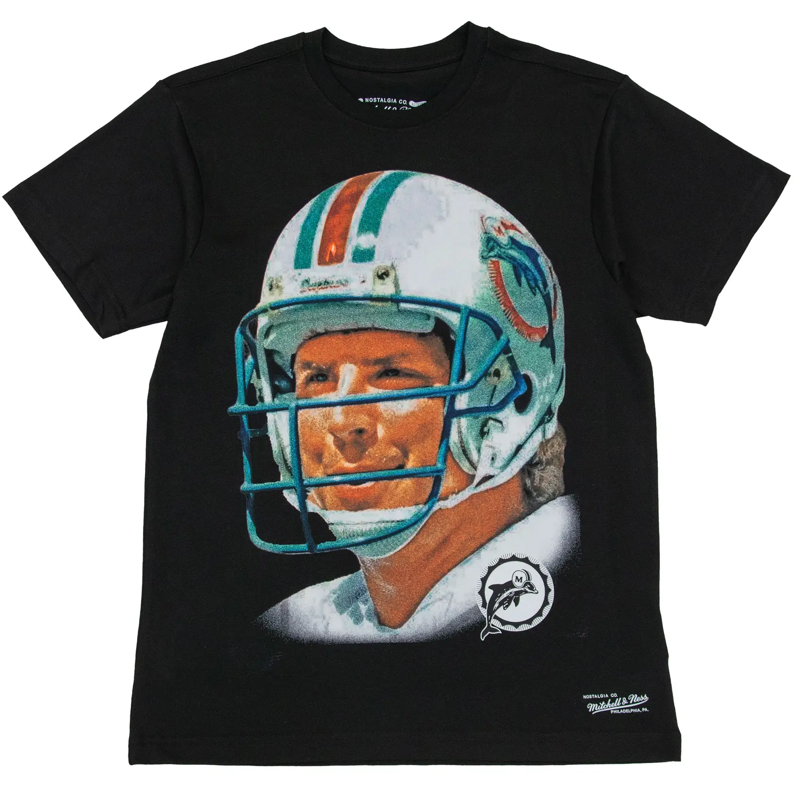 Dan Marino Miami Dolphins NFL Mitchell & Ness Big Face T-Shirt