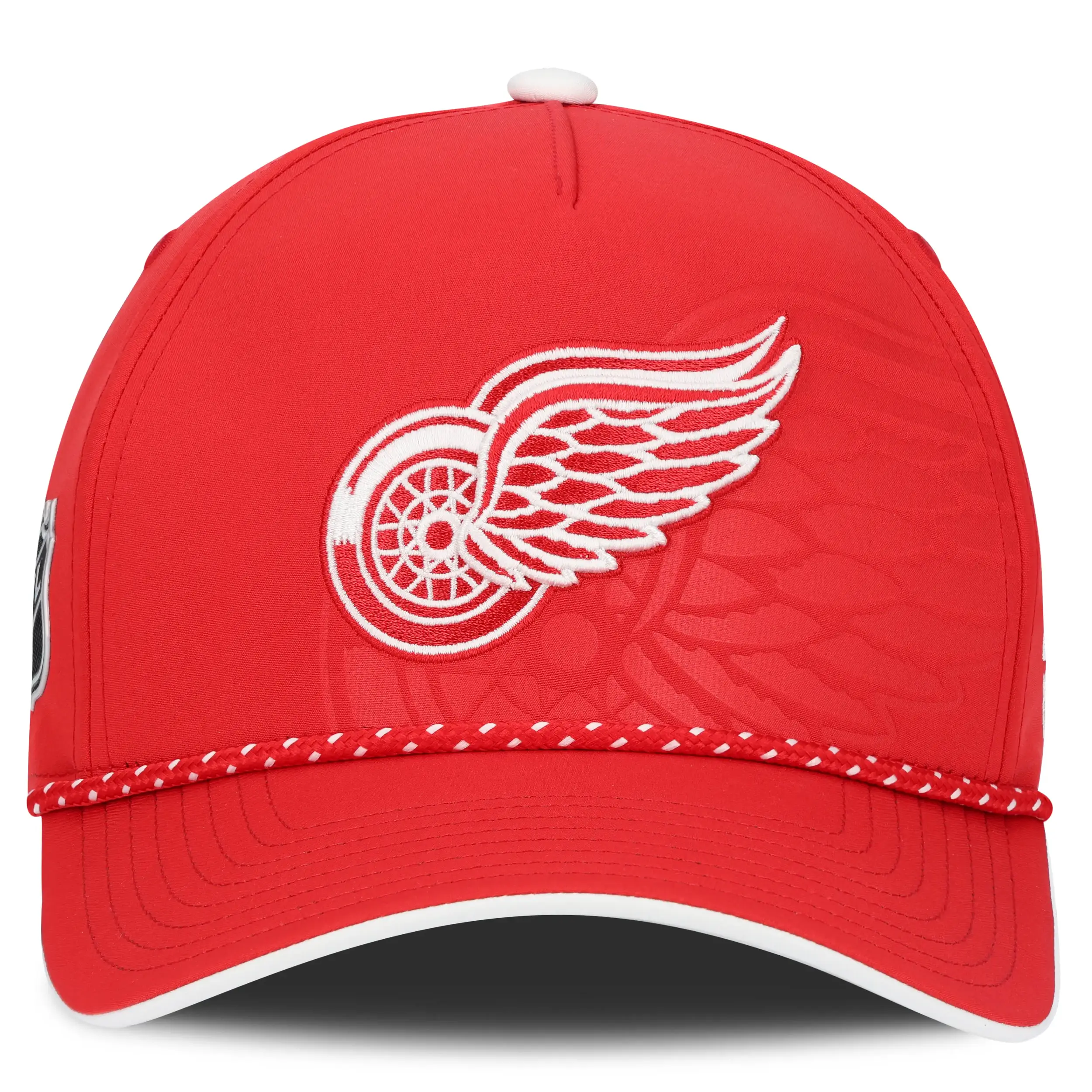 Detroit Red Wings NHL Fanatics Draft 2026 Snapback Rot / Weiß