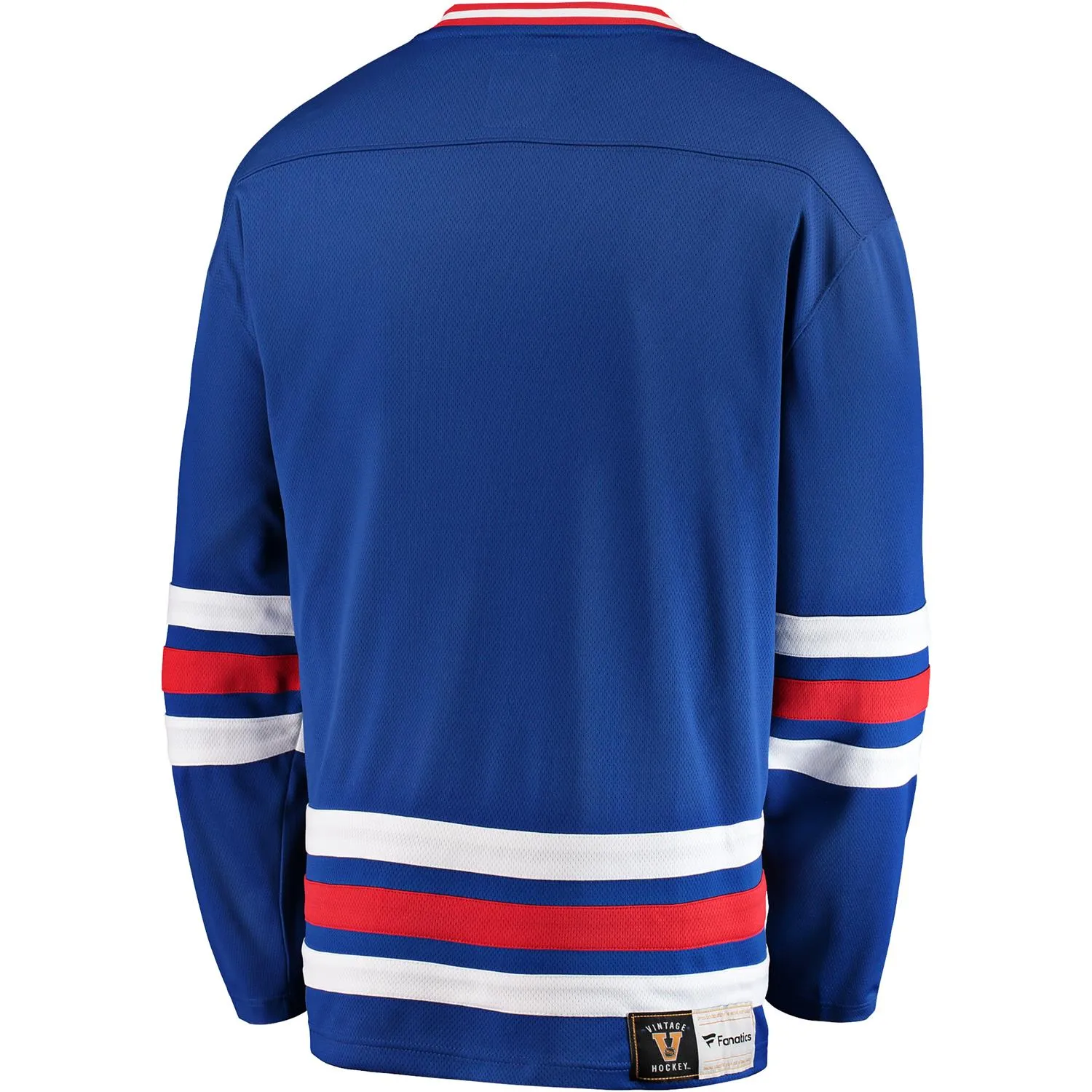 New York Rangers NHL Eishockey Fanatics Breakaway Trikot Vintage Blau