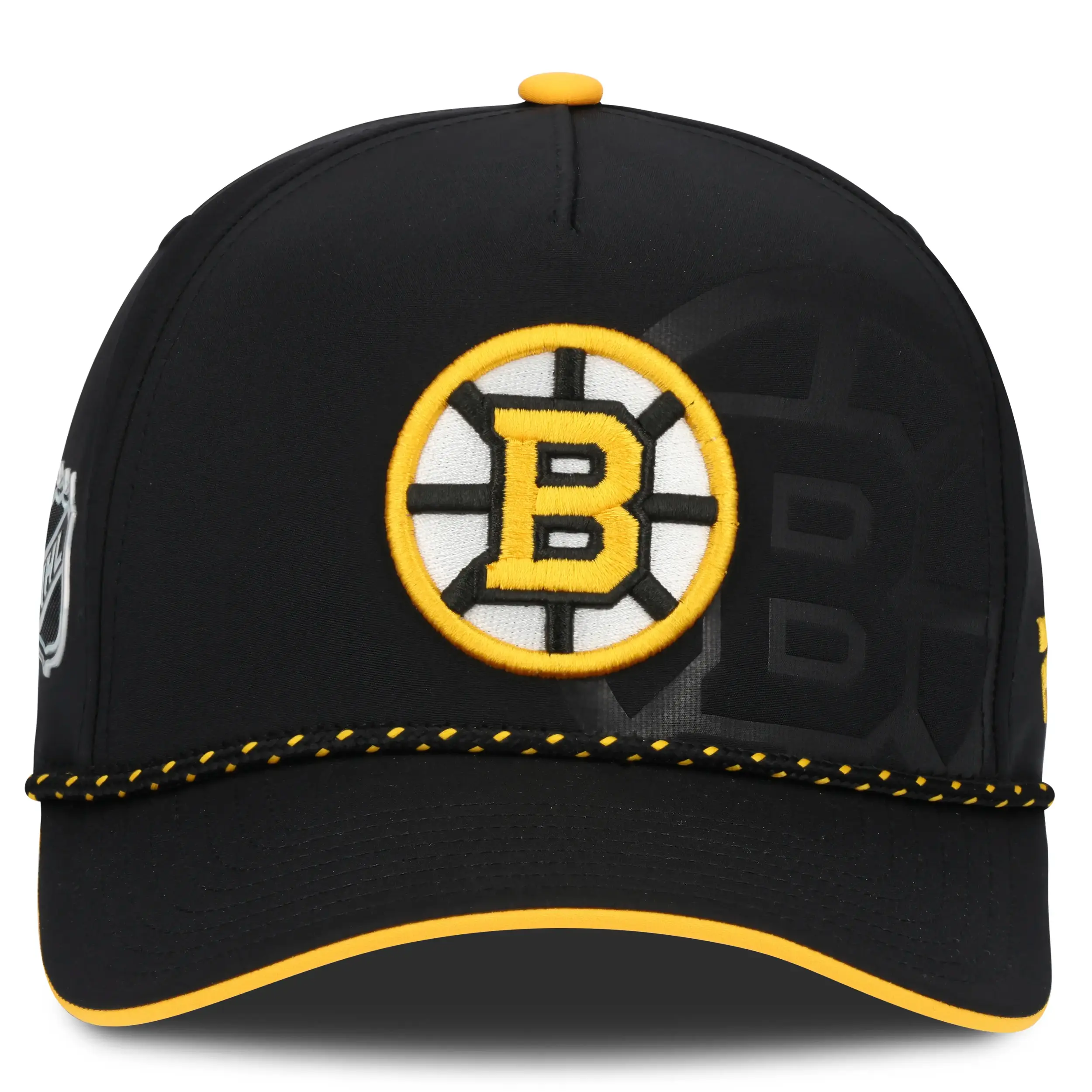 Boston Bruins NHL Fanatics Draft 2026 Snapback Schwarz / Gelbgold