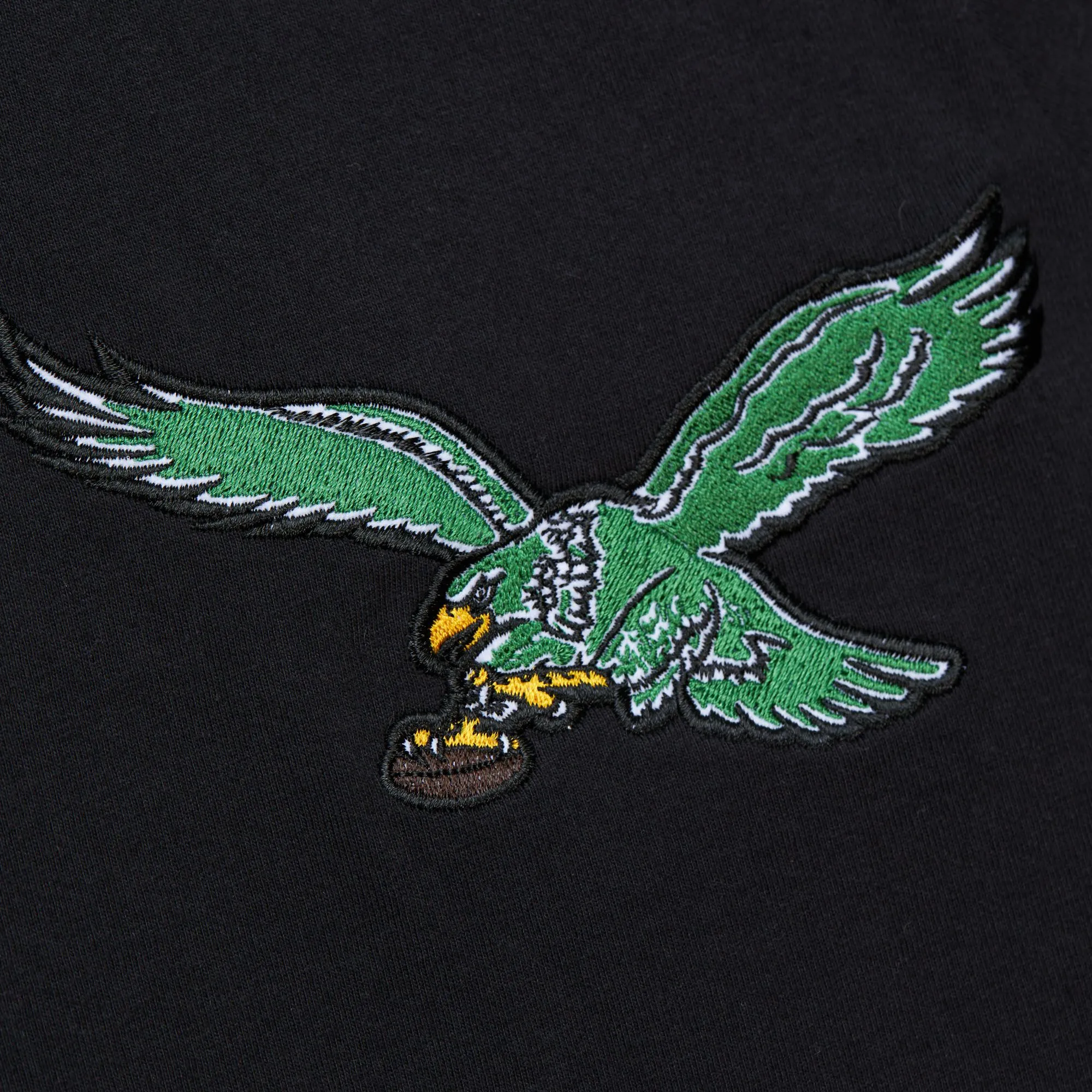 Philadelphia Eagles NFL Mitchell & Ness Fashion Cotton Button Front Trikot Schwarz