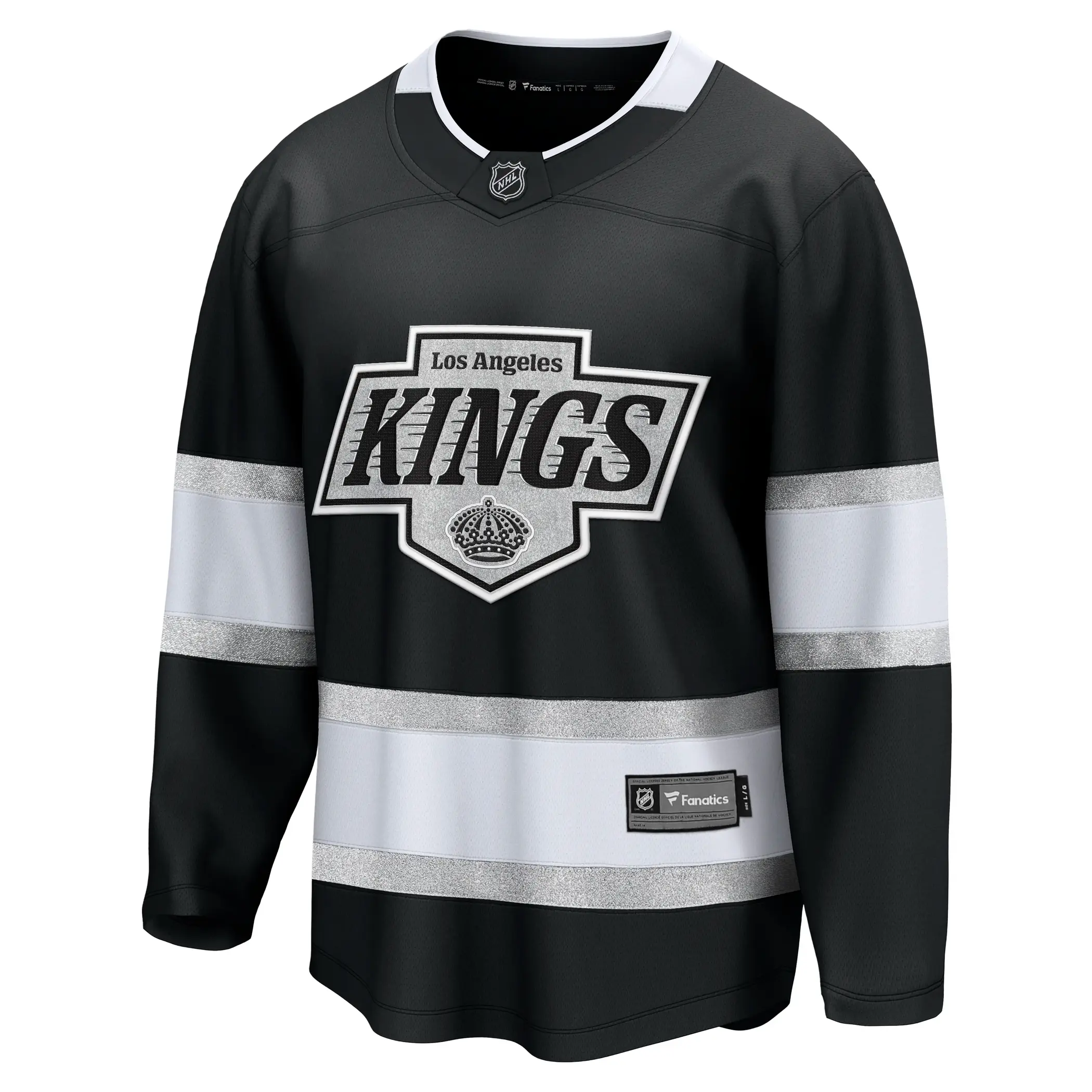 Los Angeles Kings NHL Eishockey Fanatics Breakaway Trikot Home Schwarz