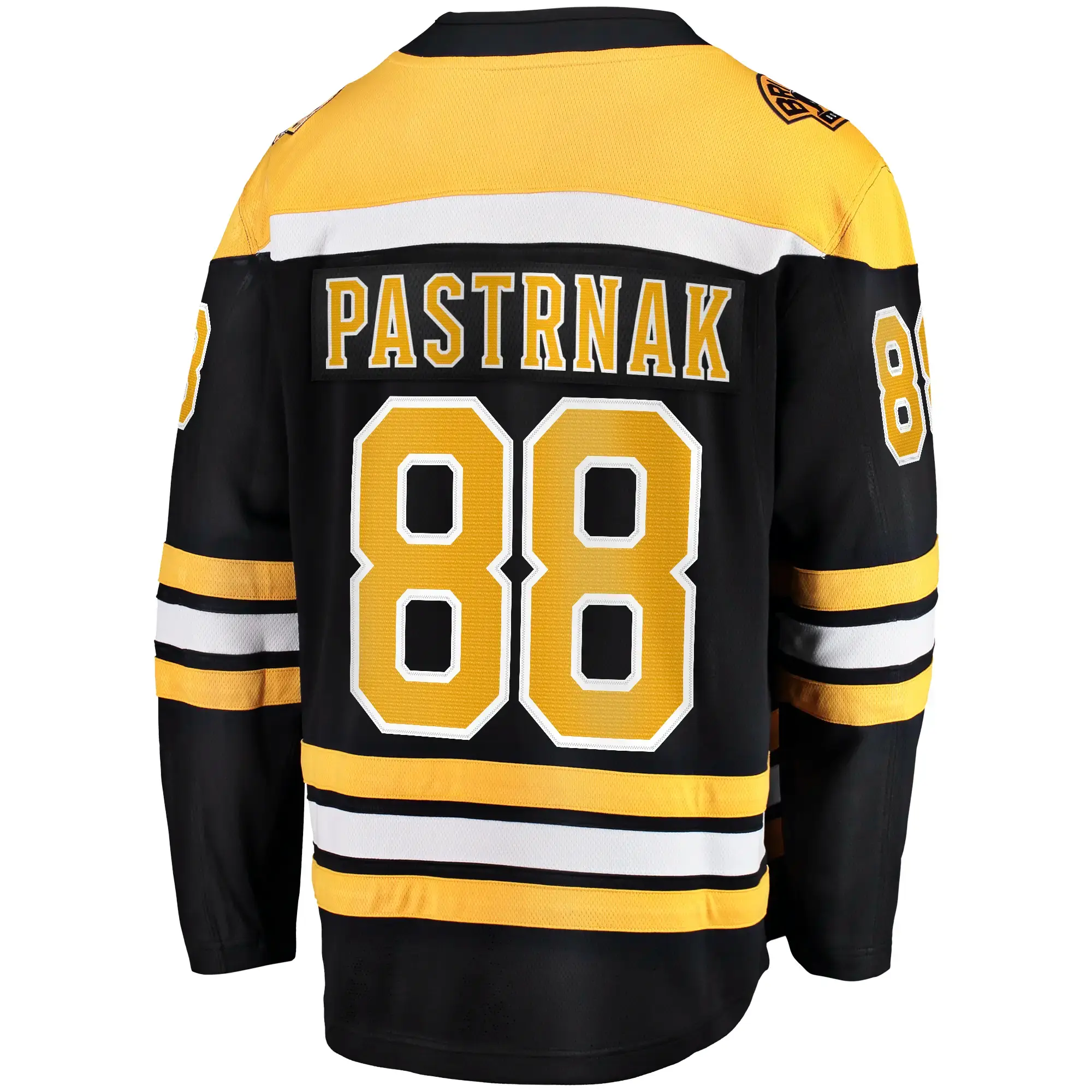 David Pastrnák #88 Boston Bruins NHL Eishockey Fanatics Breakaway Trikot Home Schwarz